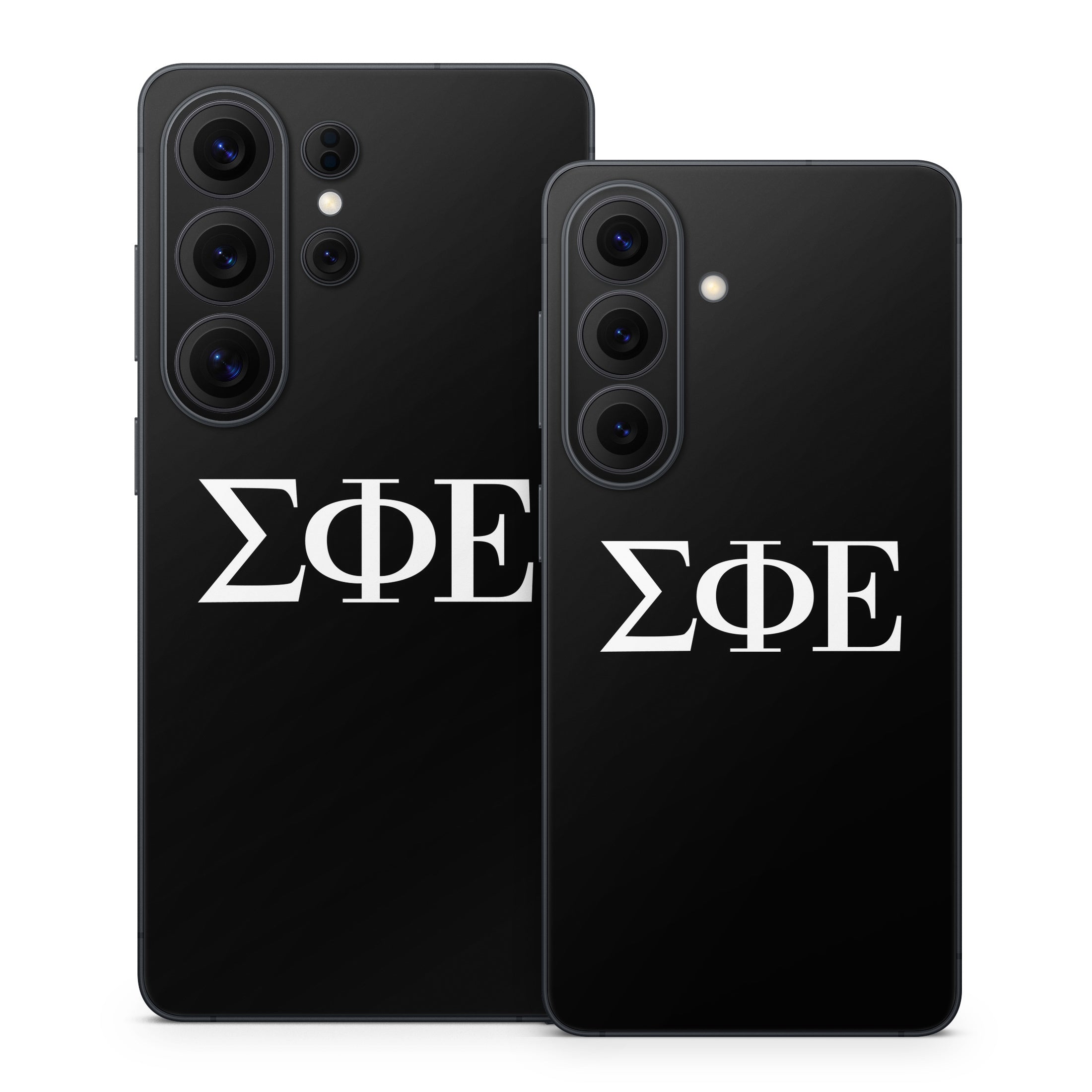 Sigma Phi Epsilon Greek Letters Black - Samsung Galaxy S26 Skin