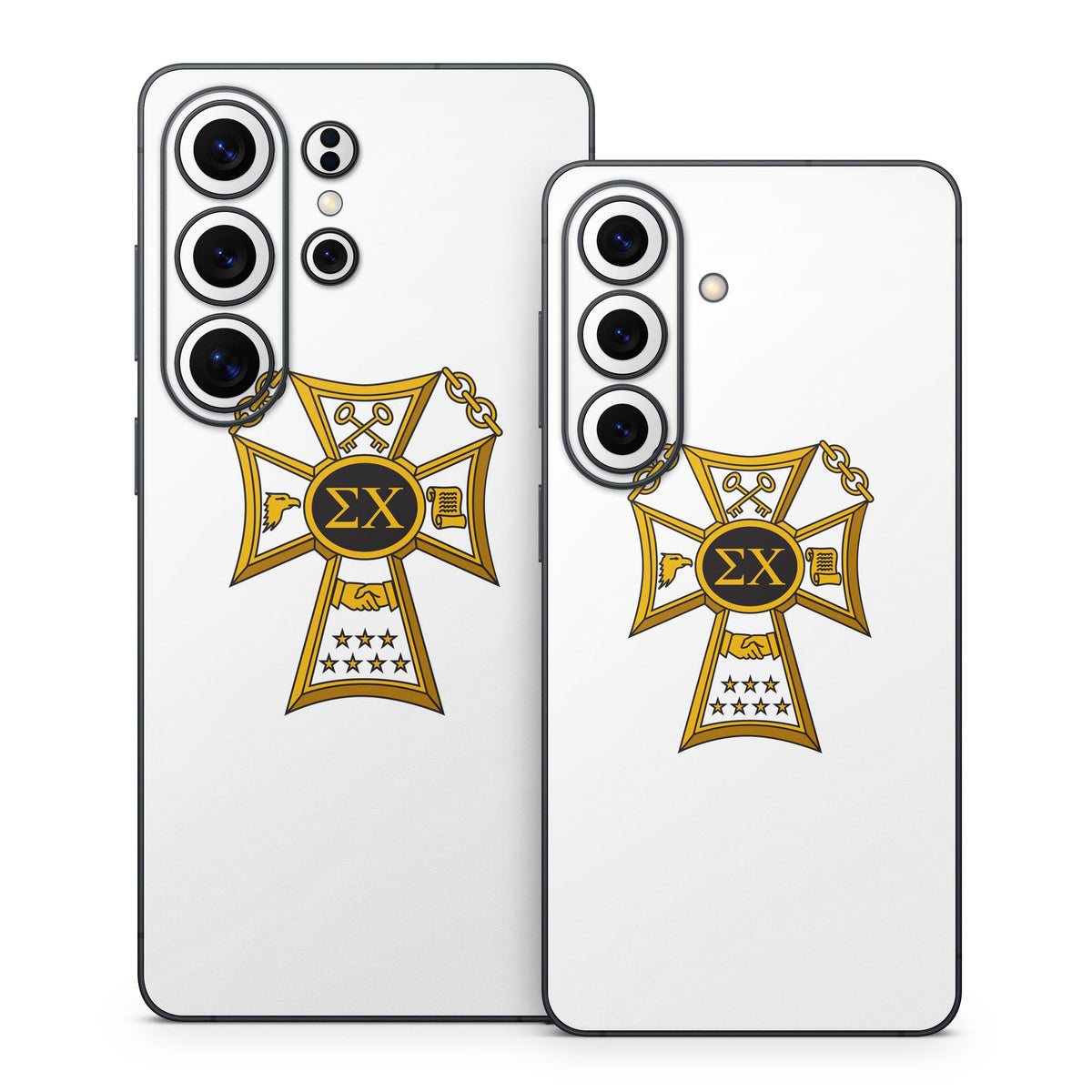 Sigma Chi Badge White - Samsung Galaxy S26 Skin