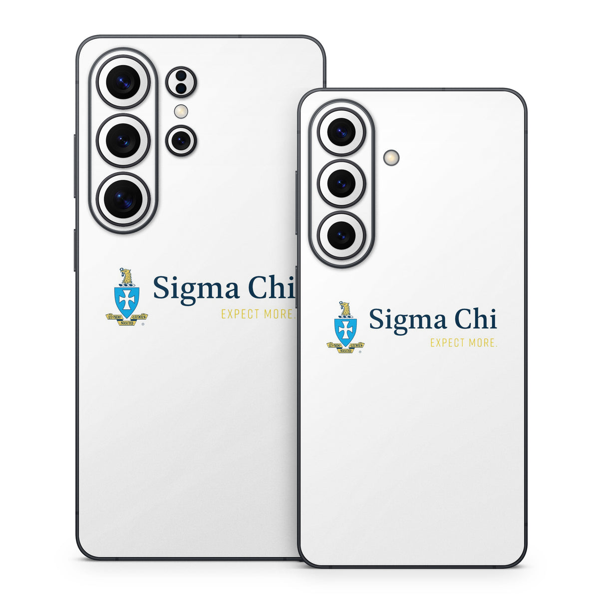 Sigma Chi Logo White - Samsung Galaxy S26 Skin