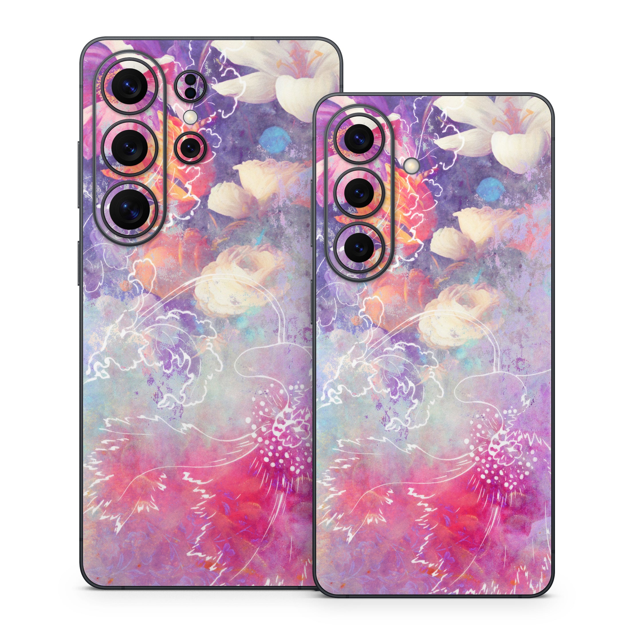 Sketch Flowers Lily - Samsung Galaxy S26 Skin