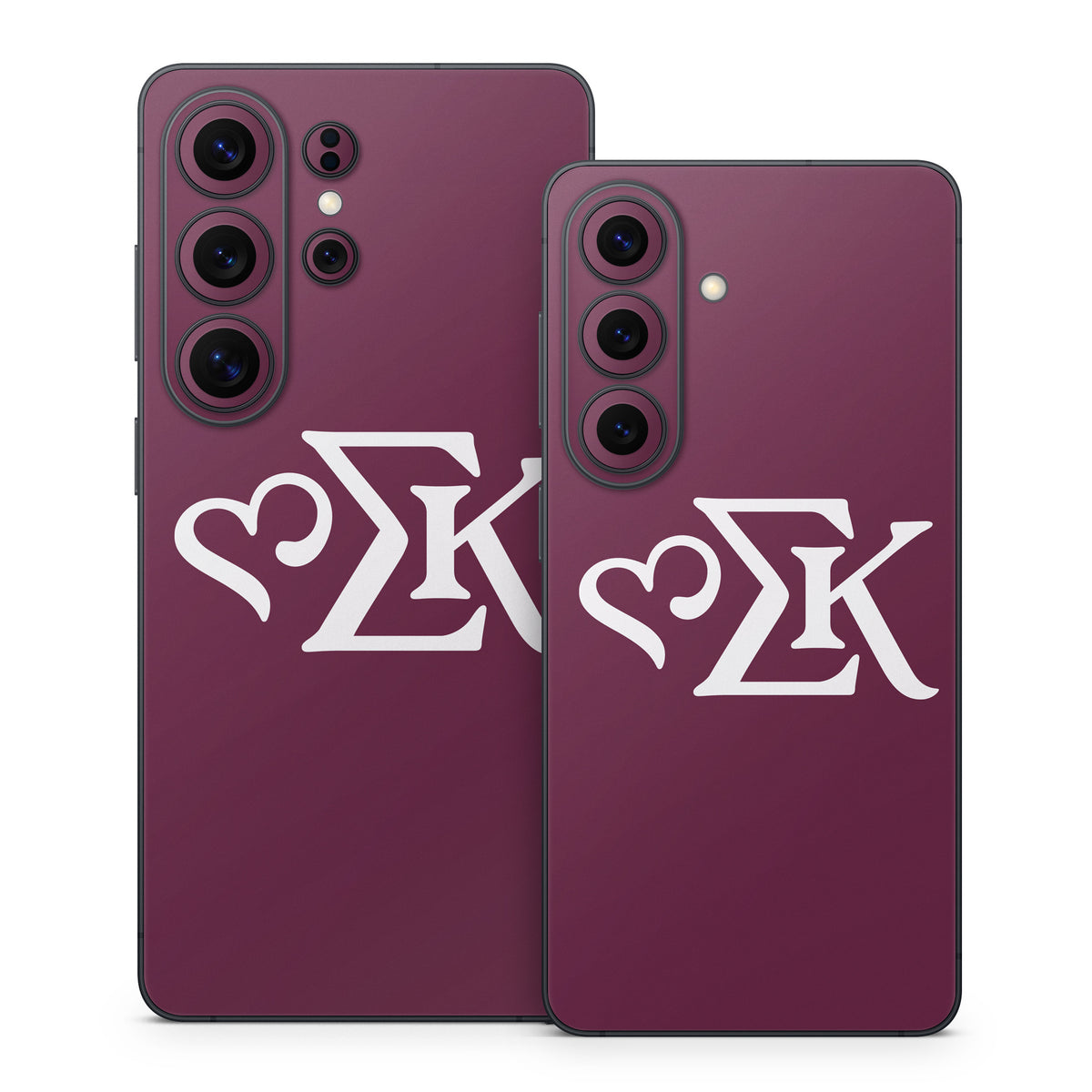 Sigma Kappa Greek Letters Dove Love on Mary Maroon - Samsung Galaxy S26 Skin