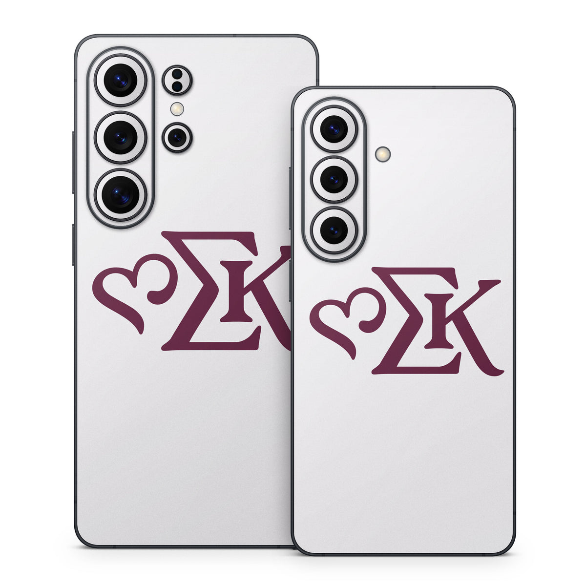 Sigma Kappa Greek Letters Mary Maroon on Dove Love - Samsung Galaxy S26 Skin