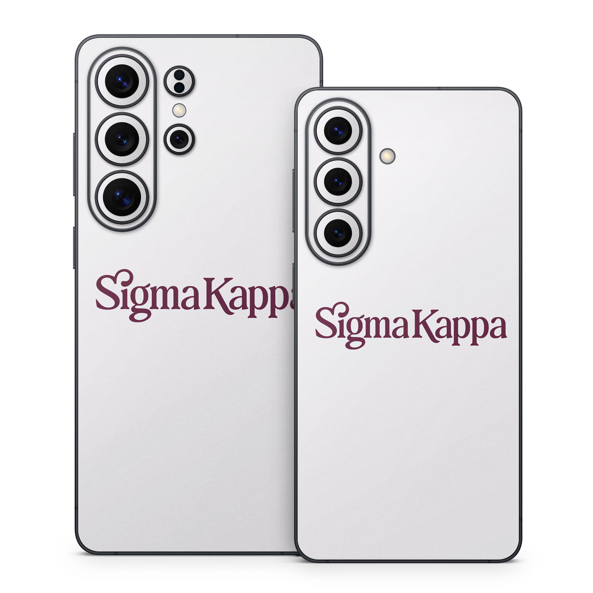 Sigma Kappa Primary Logo Mary Maroon on Dove Love - Samsung Galaxy S26 Skin