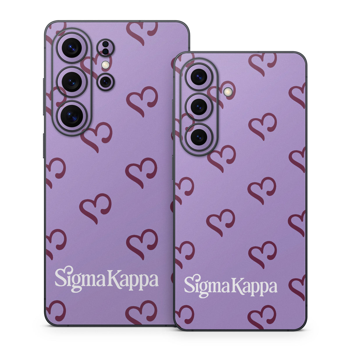 Sigma Kappa Hearts Pattern - Samsung Galaxy S26 Skin