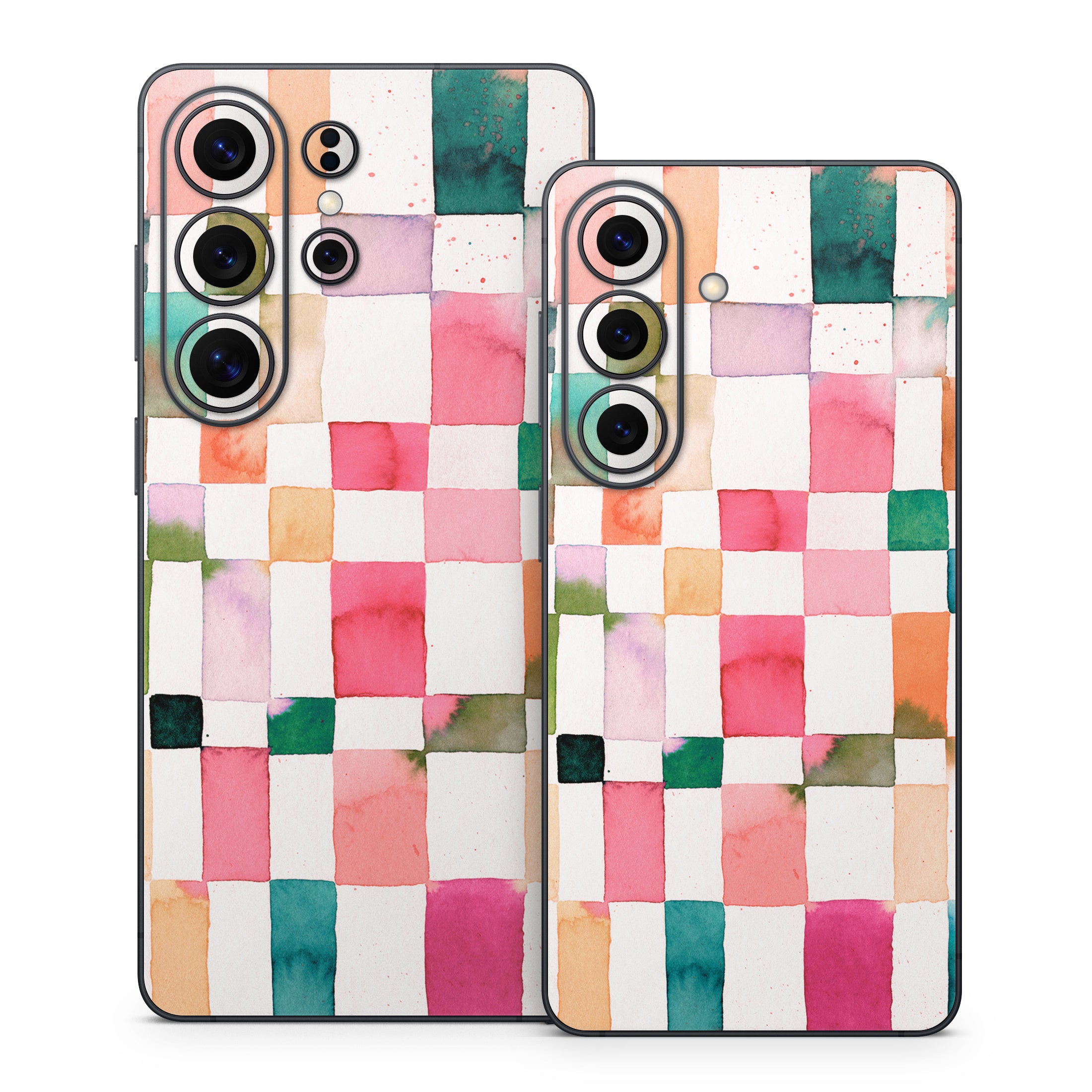 Watercolor Squares - Samsung Galaxy S26 Skin