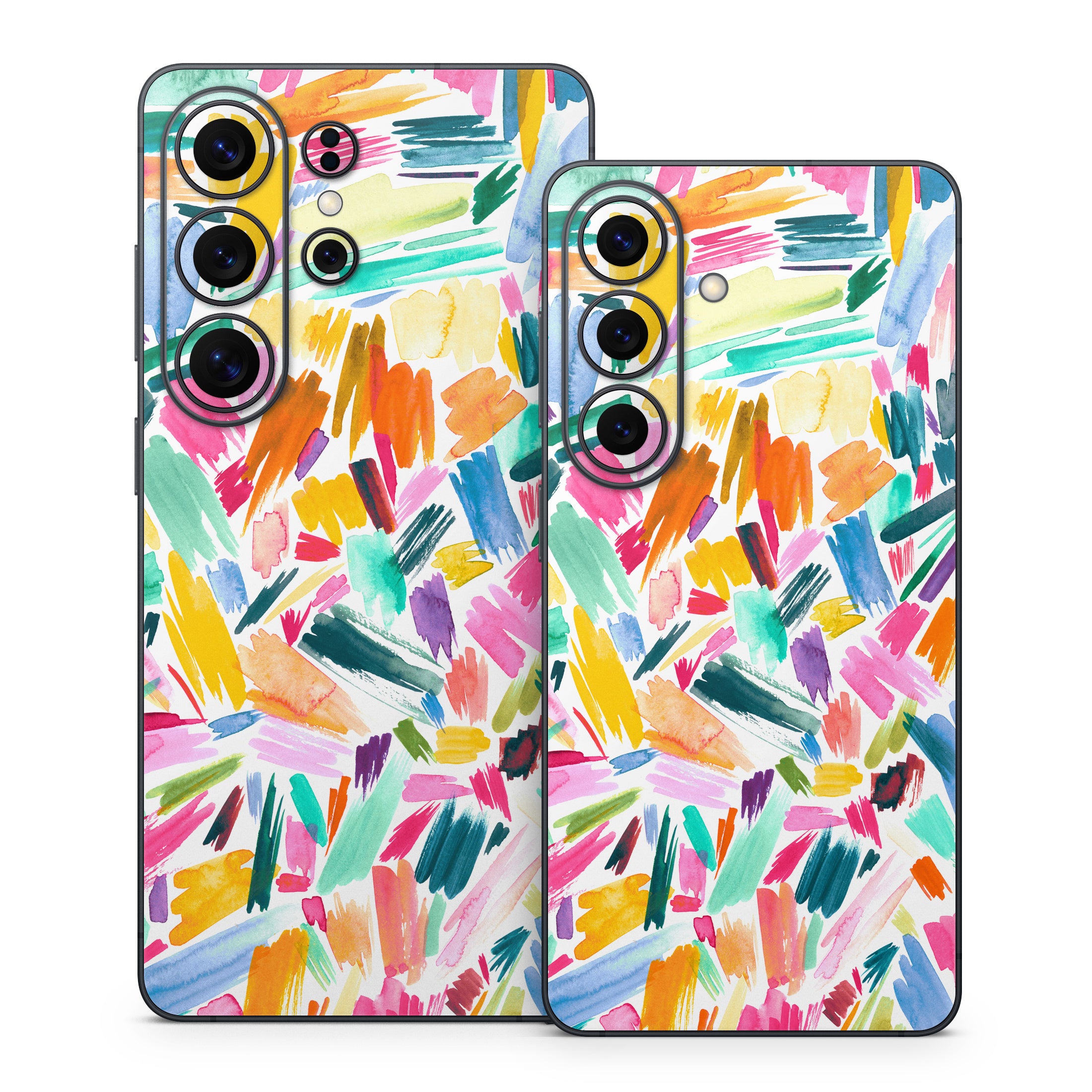 Watercolor Colorful Brushstrokes - Samsung Galaxy S26 Skin