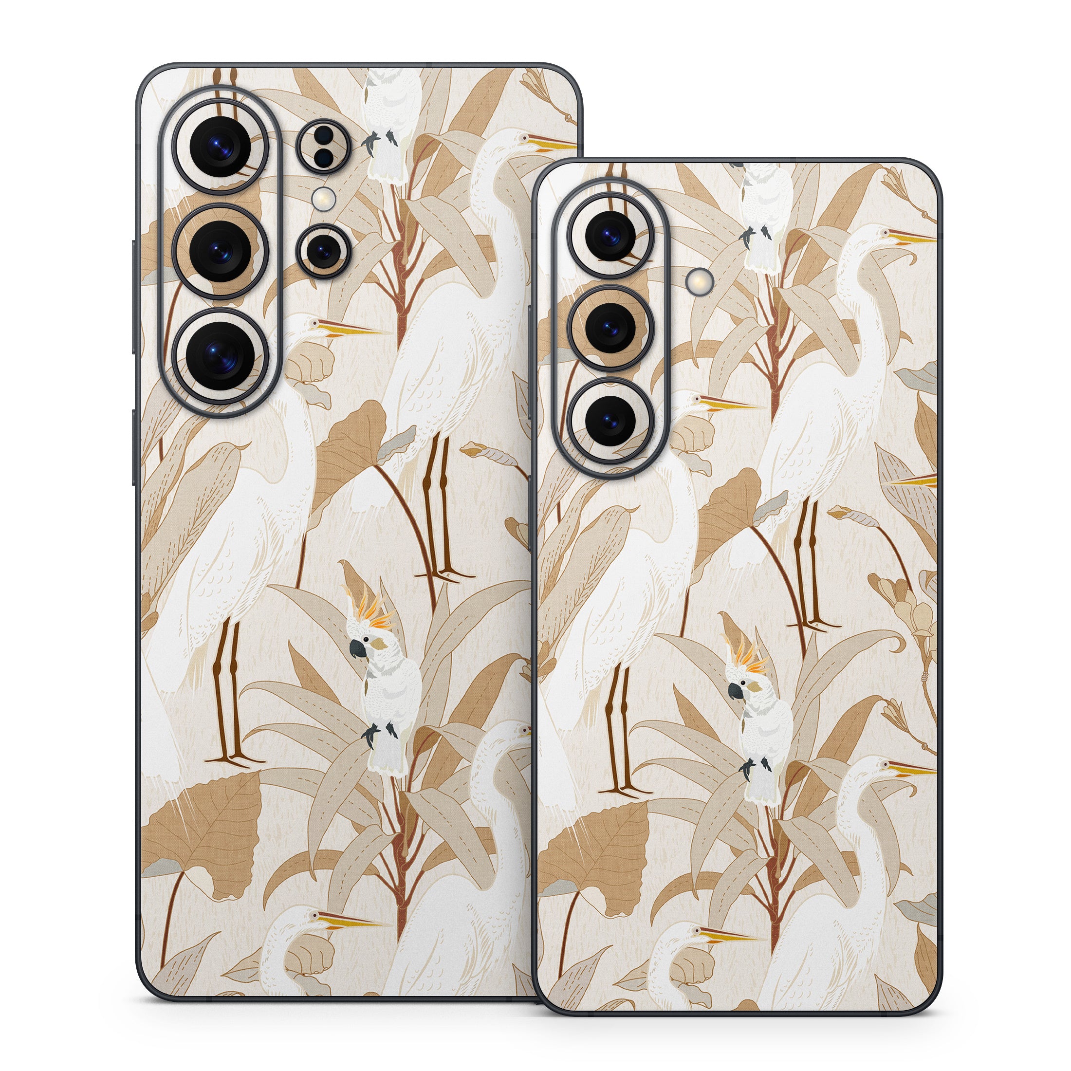 White Cranes Cockatoo - Samsung Galaxy S26 Skin