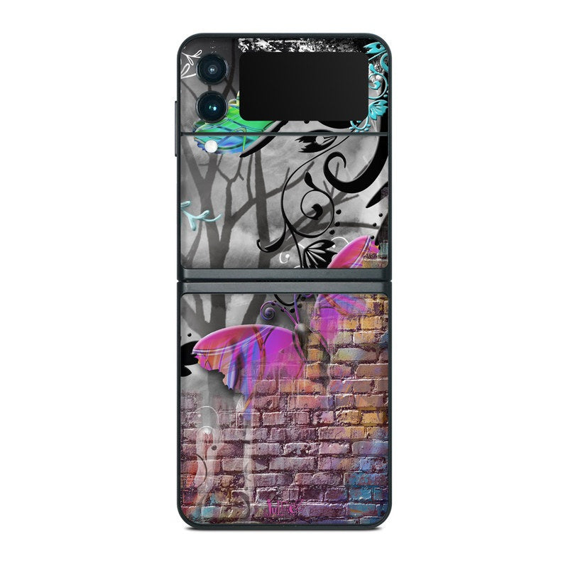 Butterfly Wall - Samsung Galaxy Z Flip 3 Skin