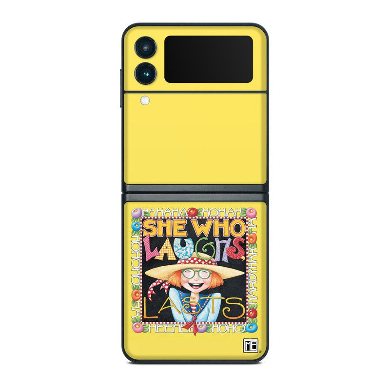 She Who Laughs - Samsung Galaxy Z Flip 3 Skin