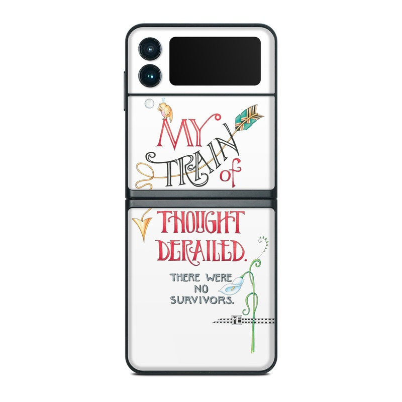 Train Derailed - Samsung Galaxy Z Flip 3 Skin