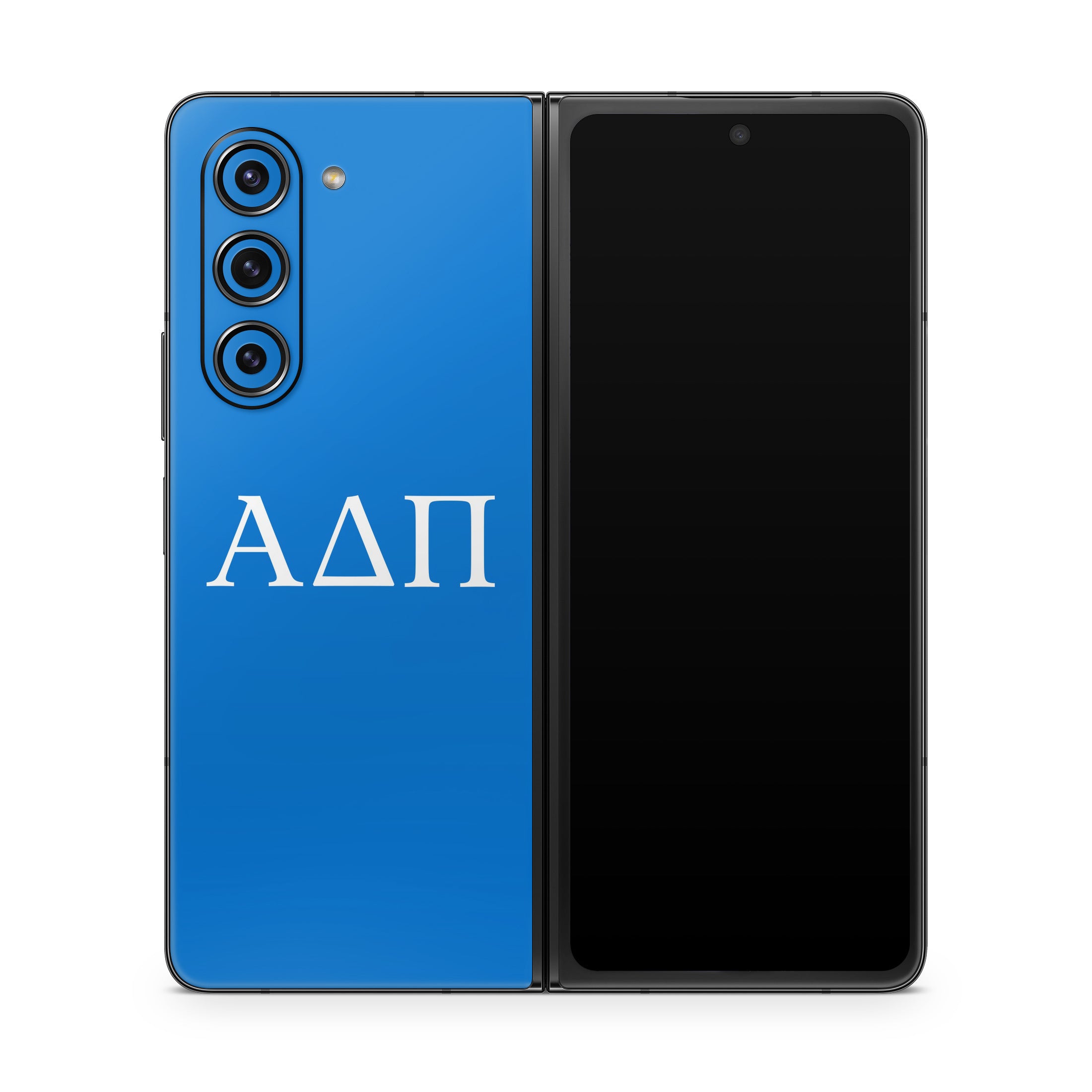 Alpha Delta Pi Greek Letters Azure - Samsung Galaxy Z Fold5 Skin