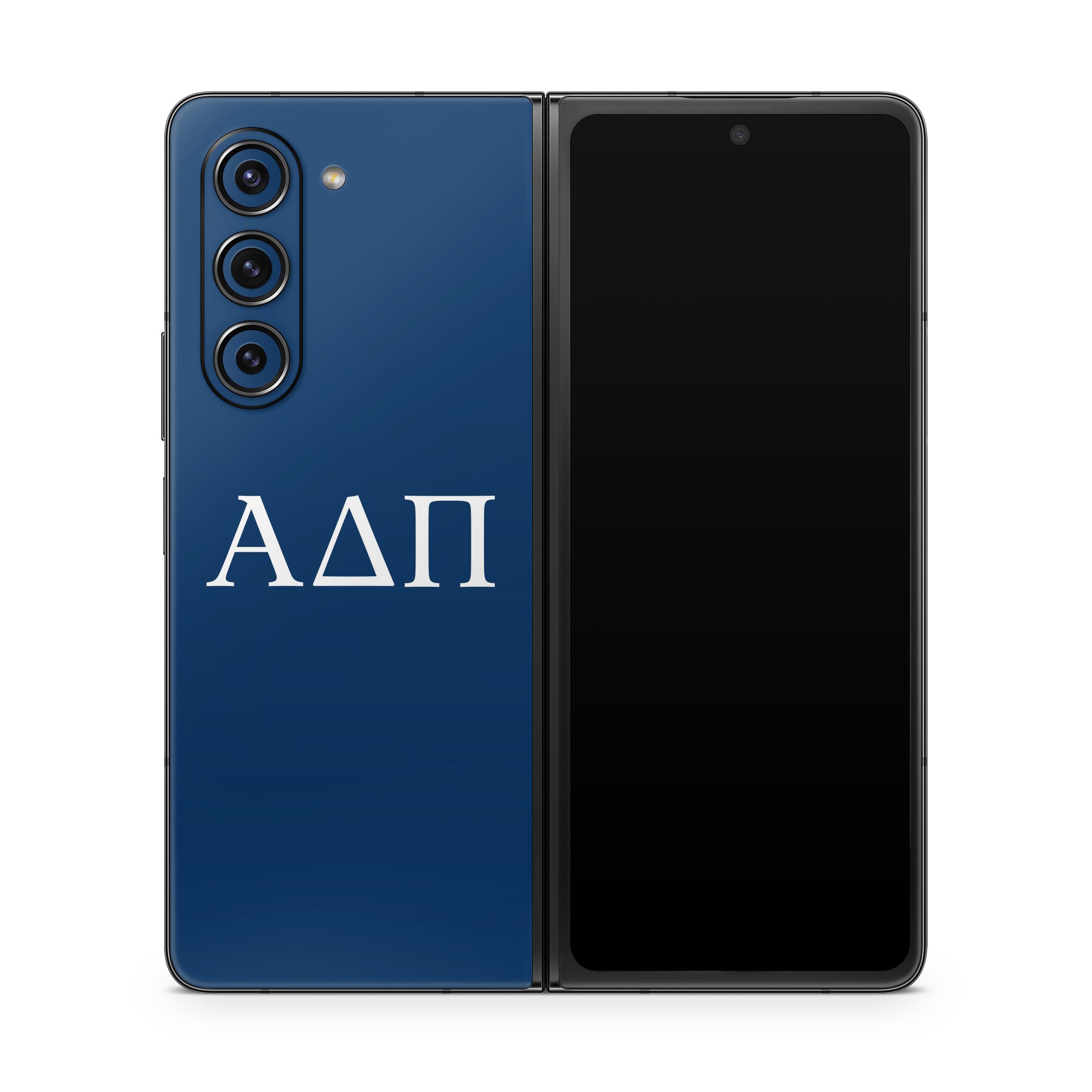 Alpha Delta Pi Greek Letters Midnight - Samsung Galaxy Z Fold5 Skin