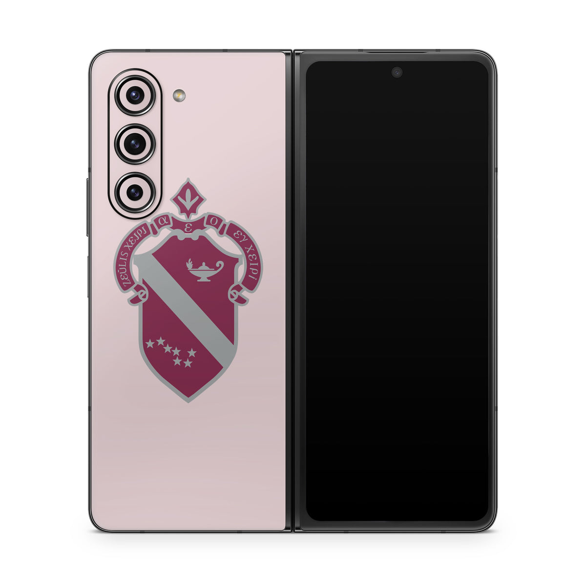 Alpha Phi Crest Ivory - Samsung Galaxy Z Fold5 Skin