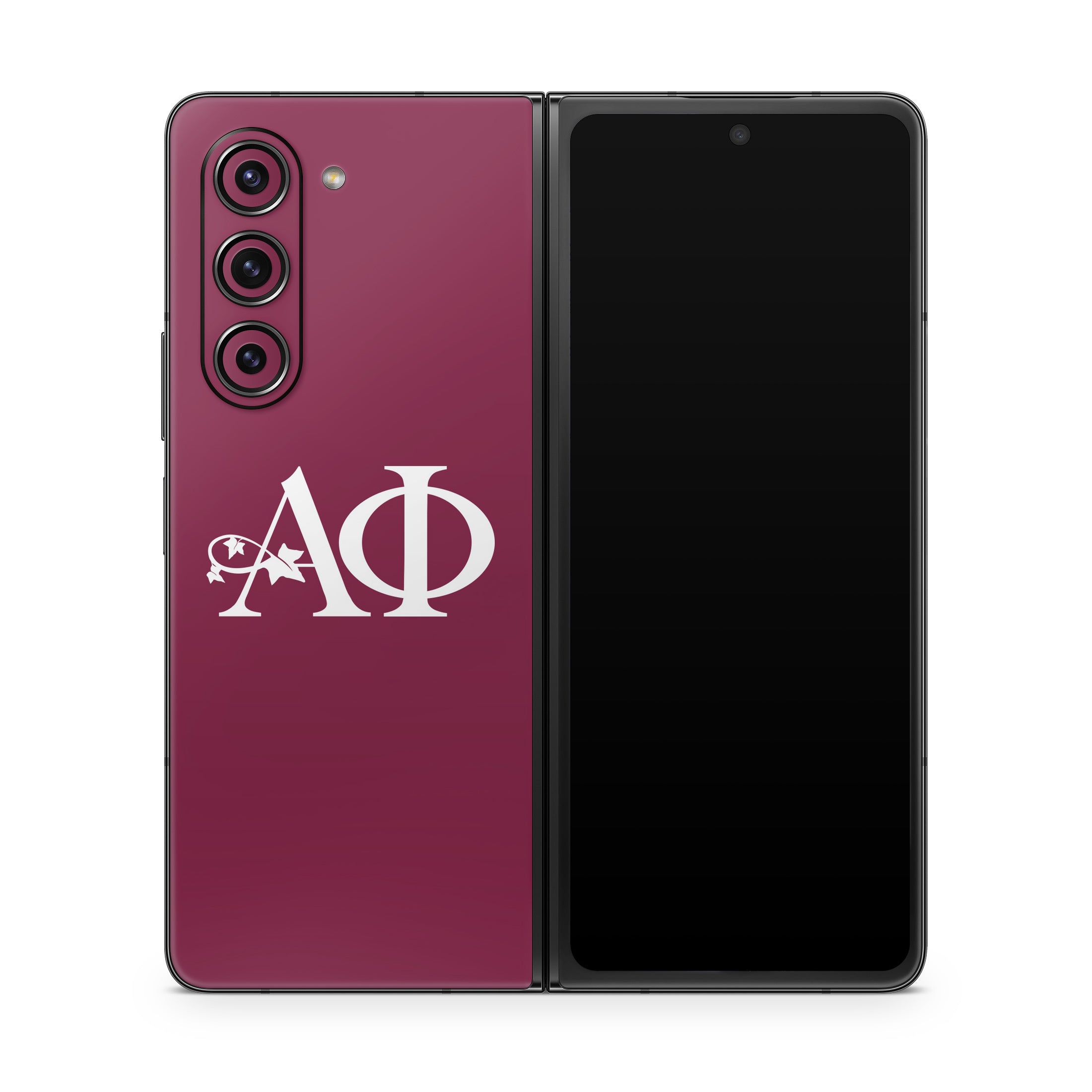 Alpha Phi Greek Letters Bordeaux - Samsung Galaxy Z Fold5 Skin