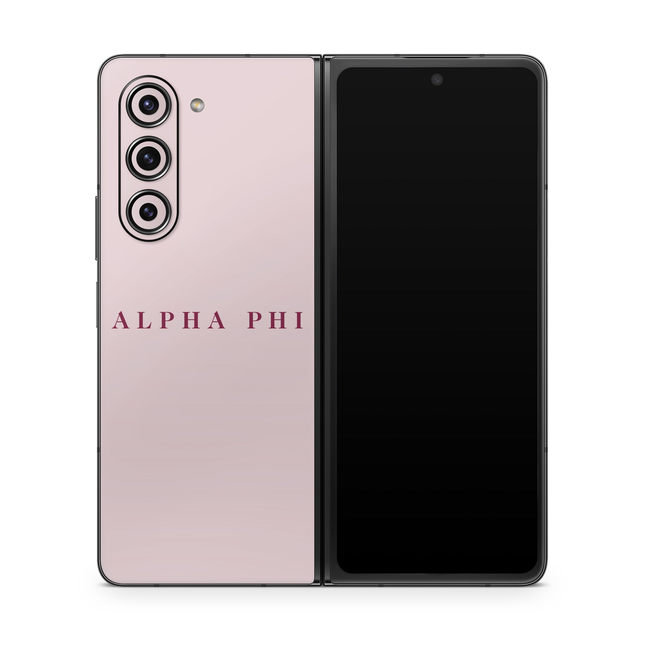 Alpha Phi Wordmark Ivory - Samsung Galaxy Z Fold5 Skin