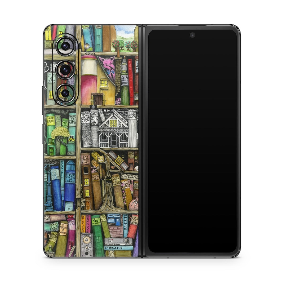 Bookshelf - Samsung Galaxy Z Fold5 Skin