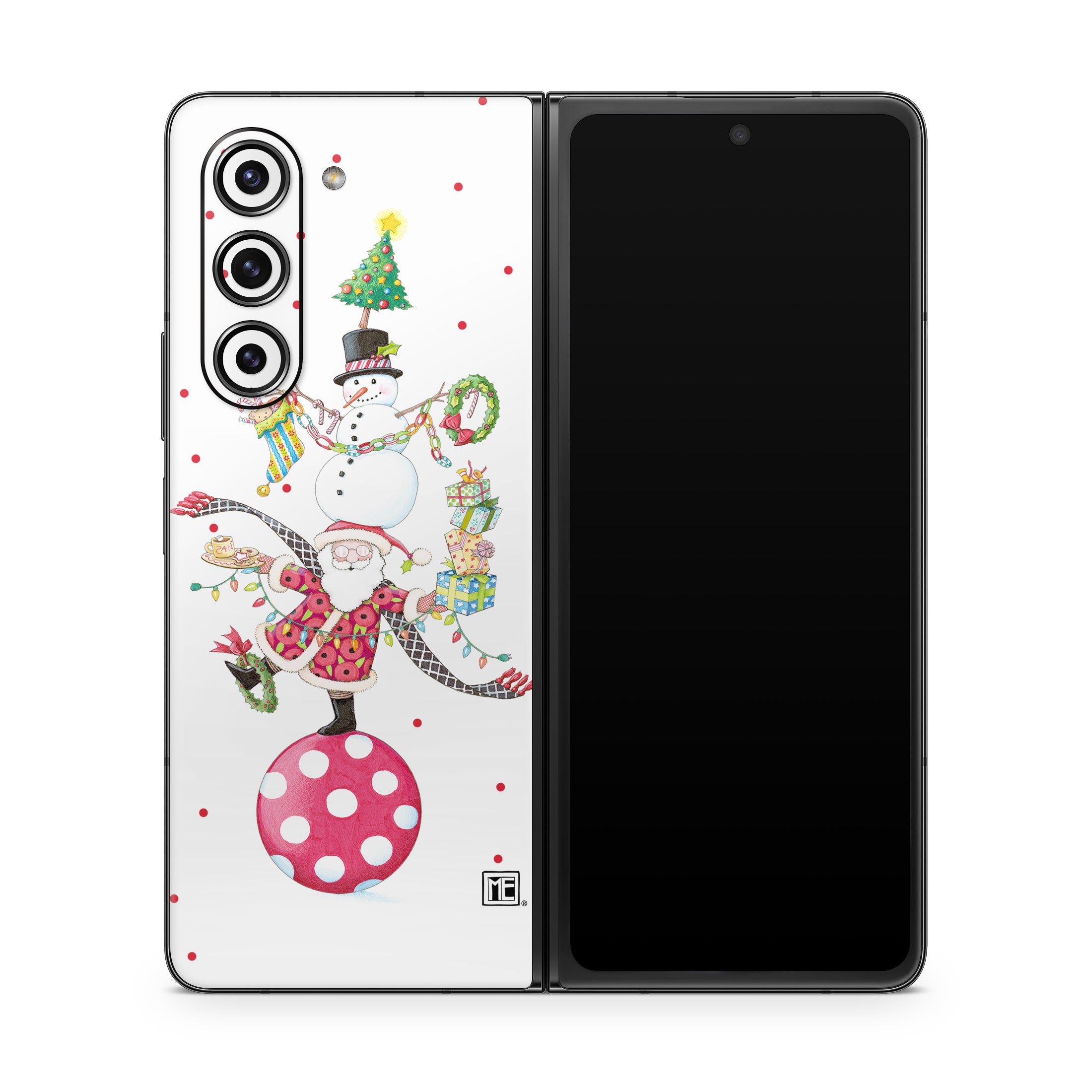 Christmas Circus - Samsung Galaxy Z Fold5 Skin