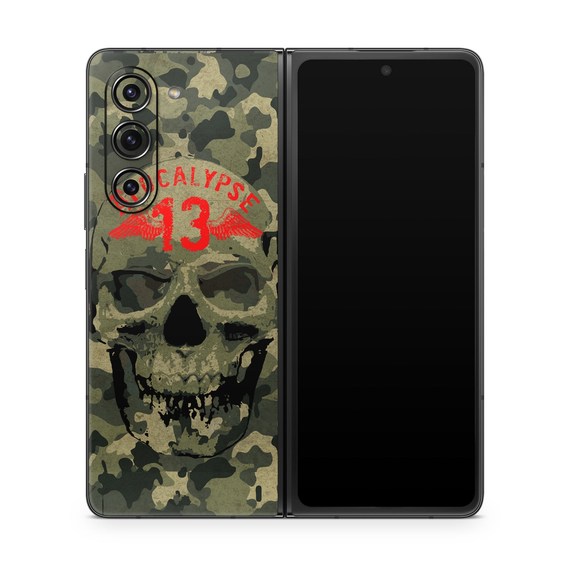 Camo Skull - Samsung Galaxy Z Fold5 Skin
