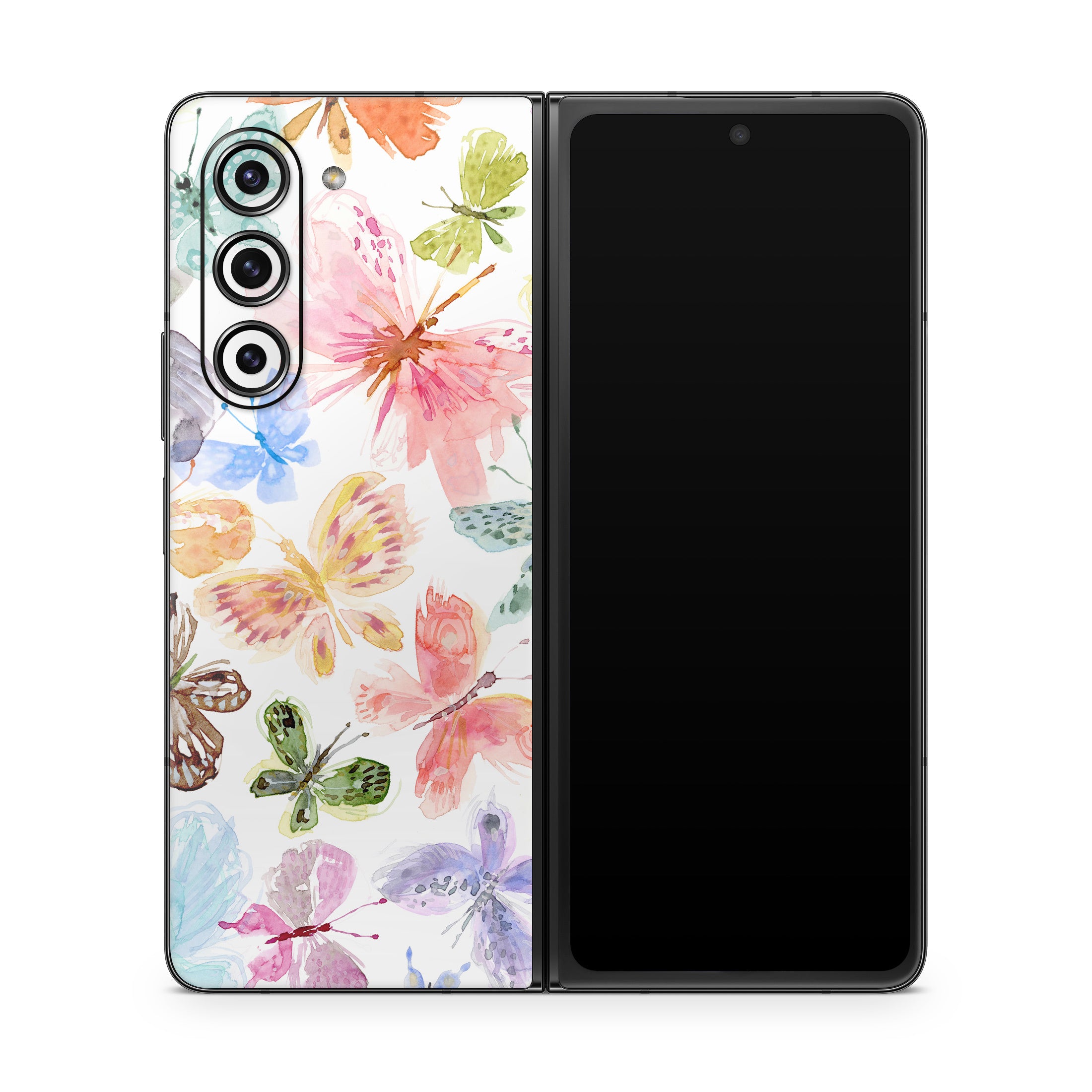 Pastel Butterflies - Samsung Galaxy Z Fold5 Skin