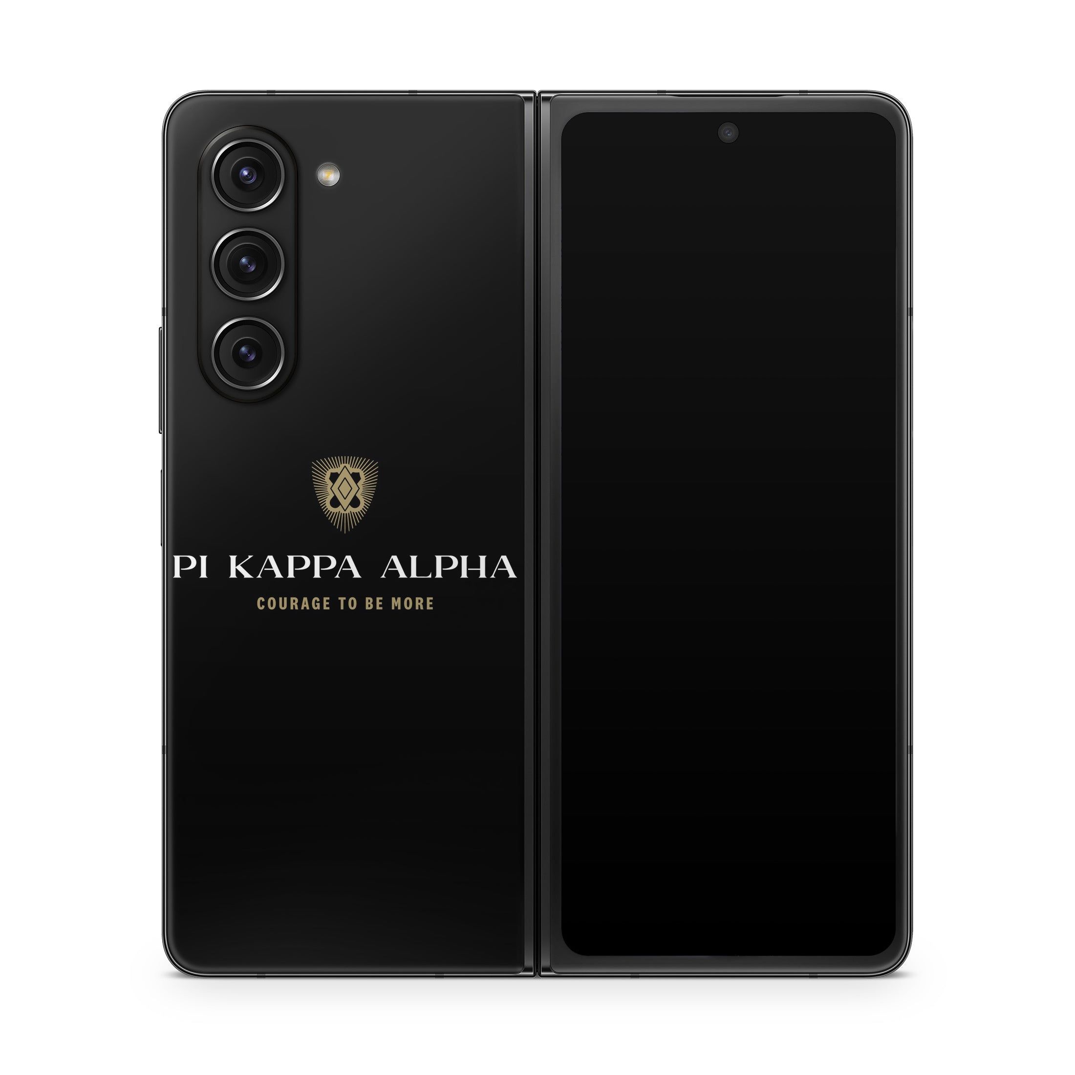 Pi Kappa Alpha Formal Logo Black - Samsung Galaxy Z Fold5 Skin