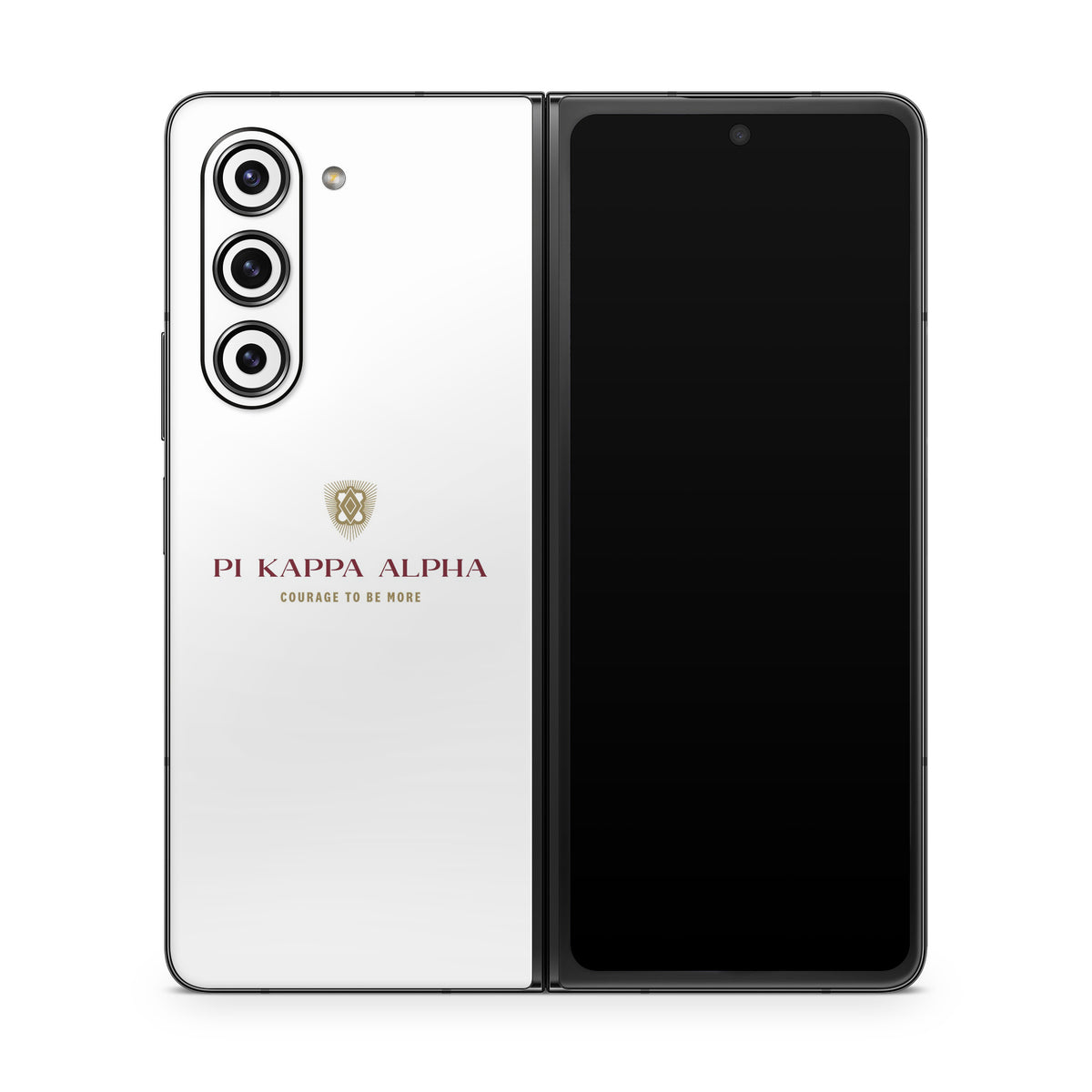 Pi Kappa Alpha Formal Logo White - Samsung Galaxy Z Fold5 Skin
