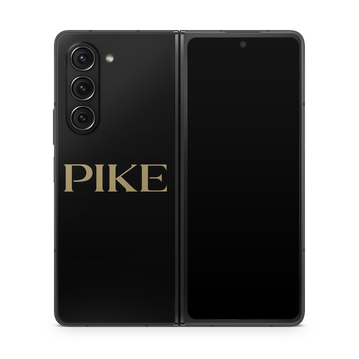 Pi Kappa Alpha PIKE Logo Black - Samsung Galaxy Z Fold5 Skin