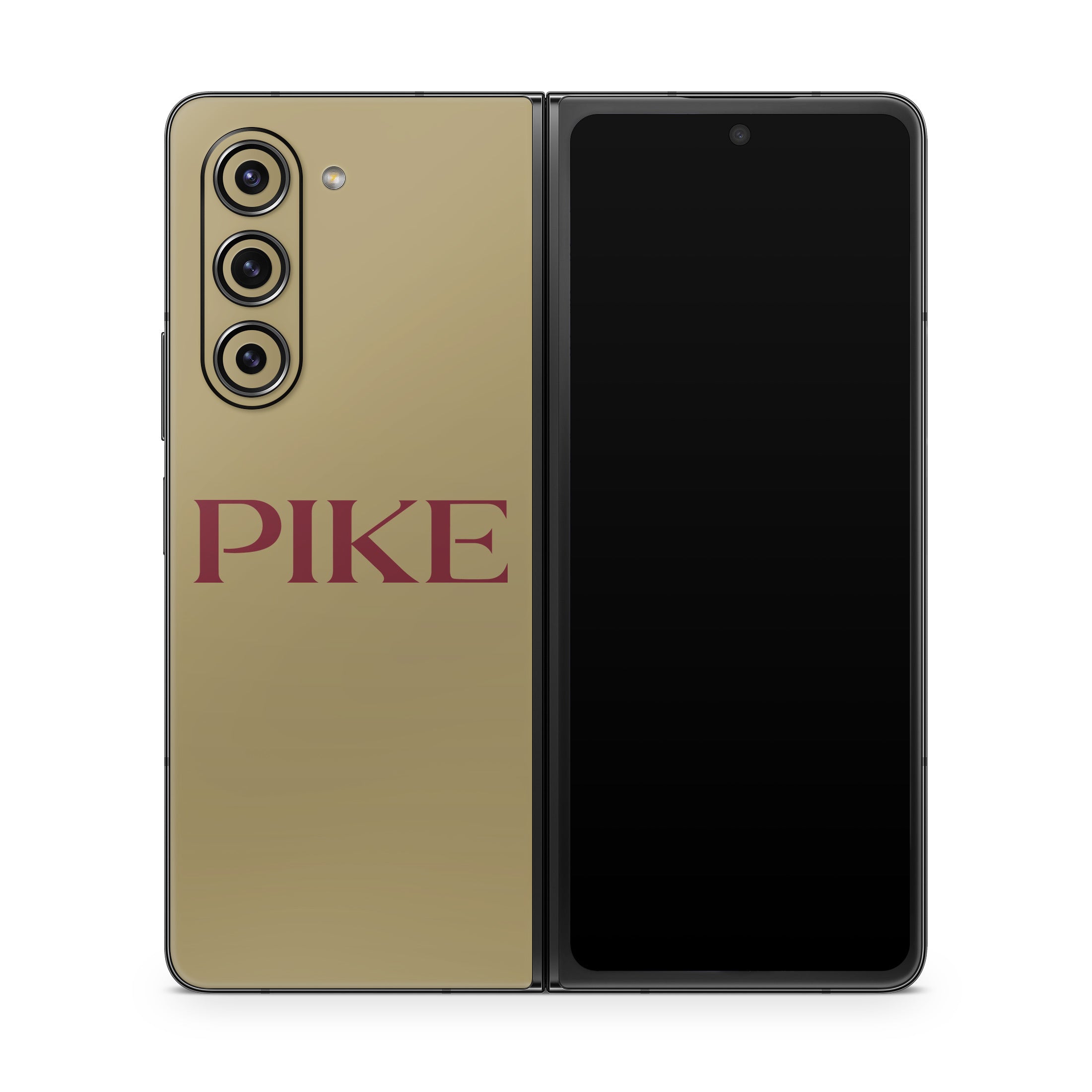 Pi Kappa Alpha PIKE Logo Gold - Samsung Galaxy Z Fold5 Skin