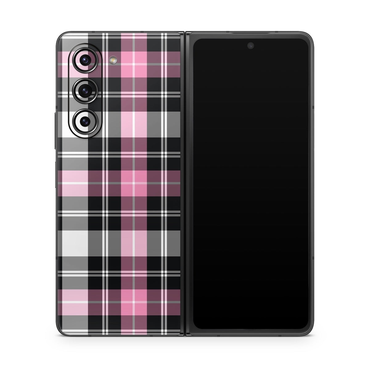 Pink Plaid - Samsung Galaxy Z Fold5 Skin