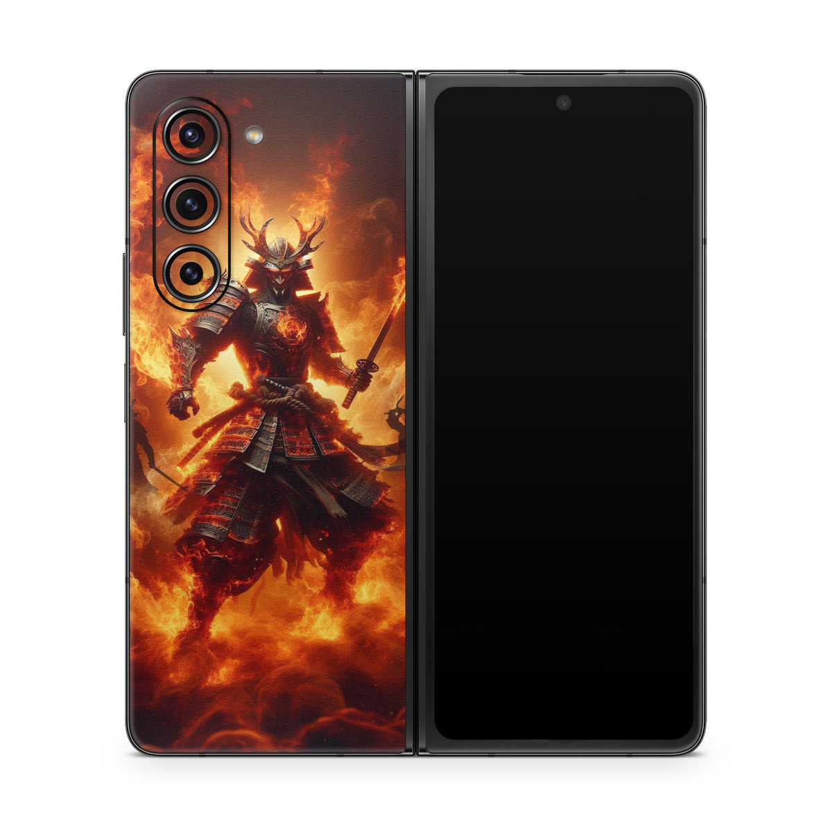 Samurai Fire - Samsung Galaxy Z Fold5 Skin