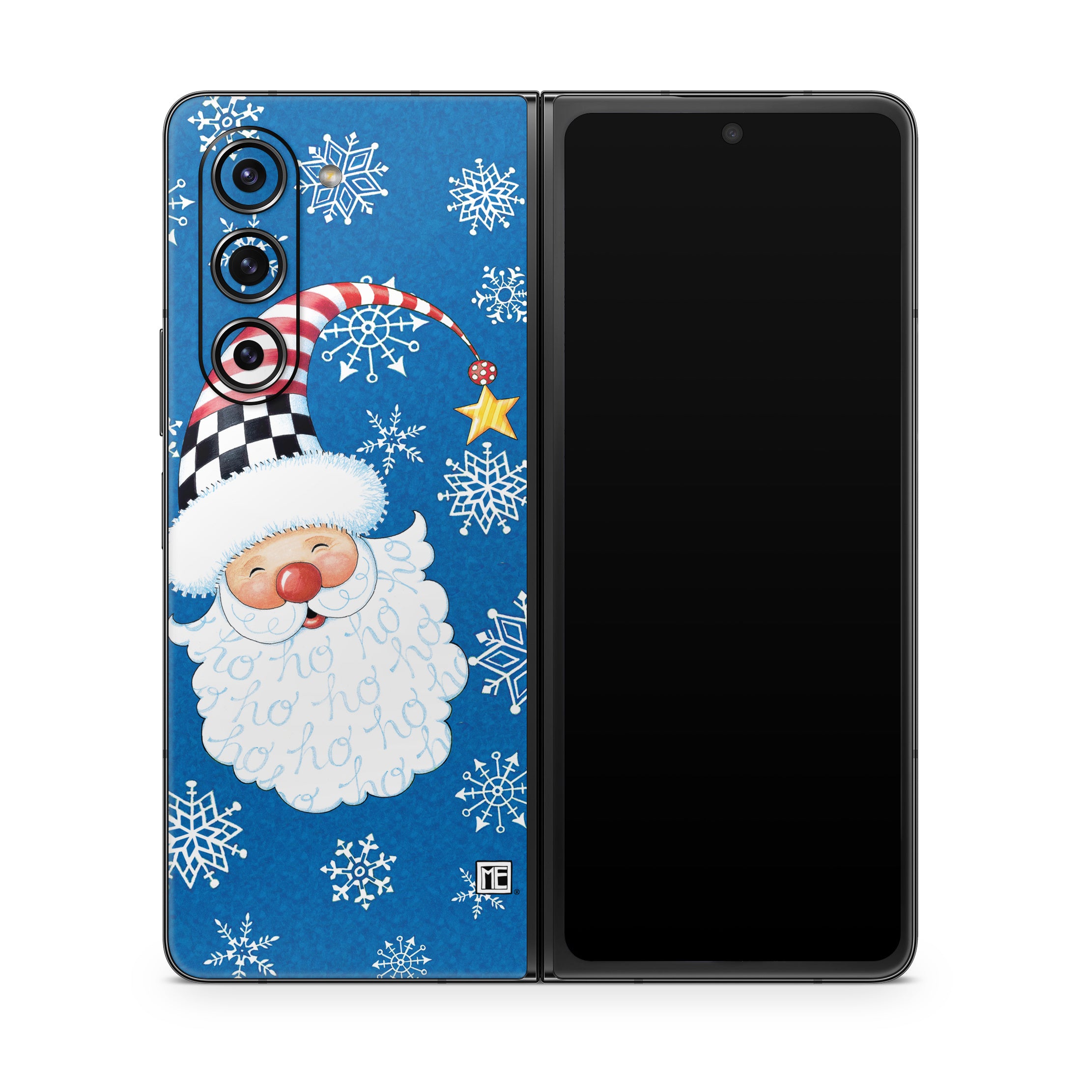 Santa Snowflake - Samsung Galaxy Z Fold5 Skin