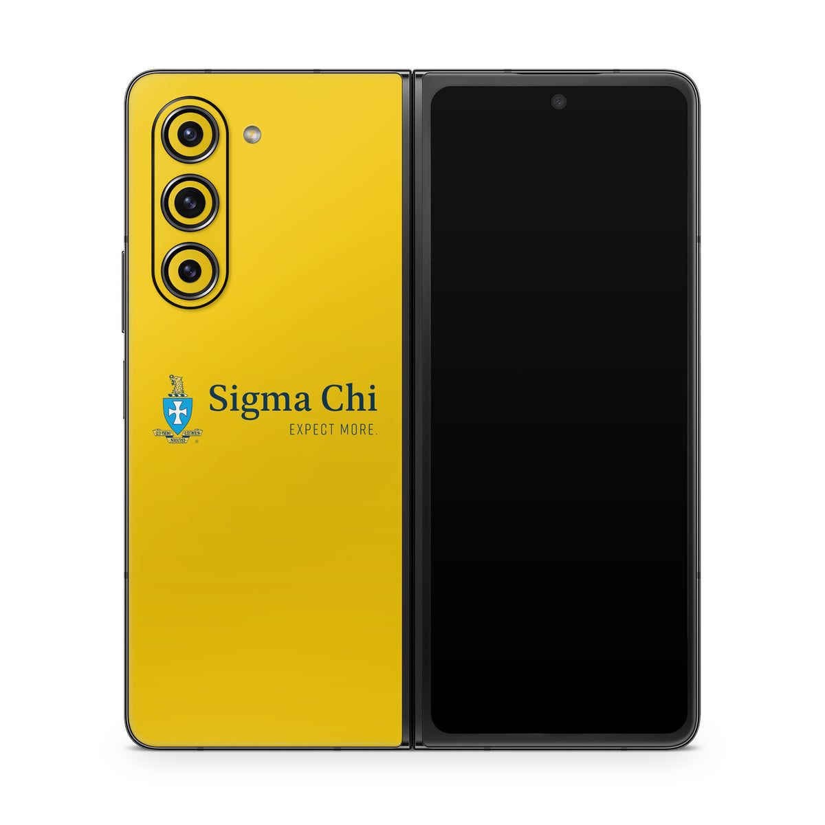 Sigma Chi Logo Gold - Samsung Galaxy Z Fold5 Skin