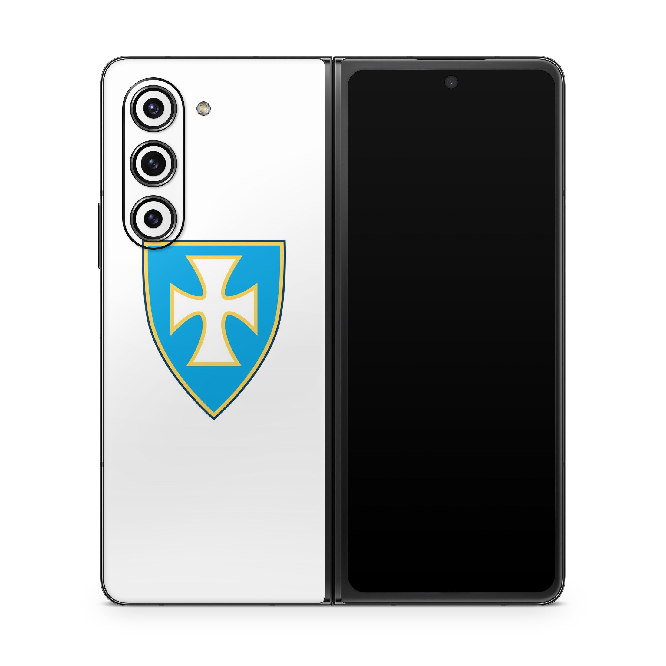 Sigma Chi Shield White - Samsung Galaxy Z Fold5 Skin