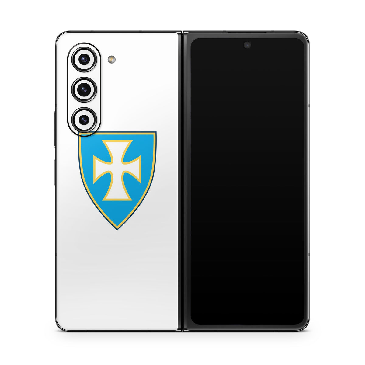 Sigma Chi Shield White - Samsung Galaxy Z Fold5 Skin
