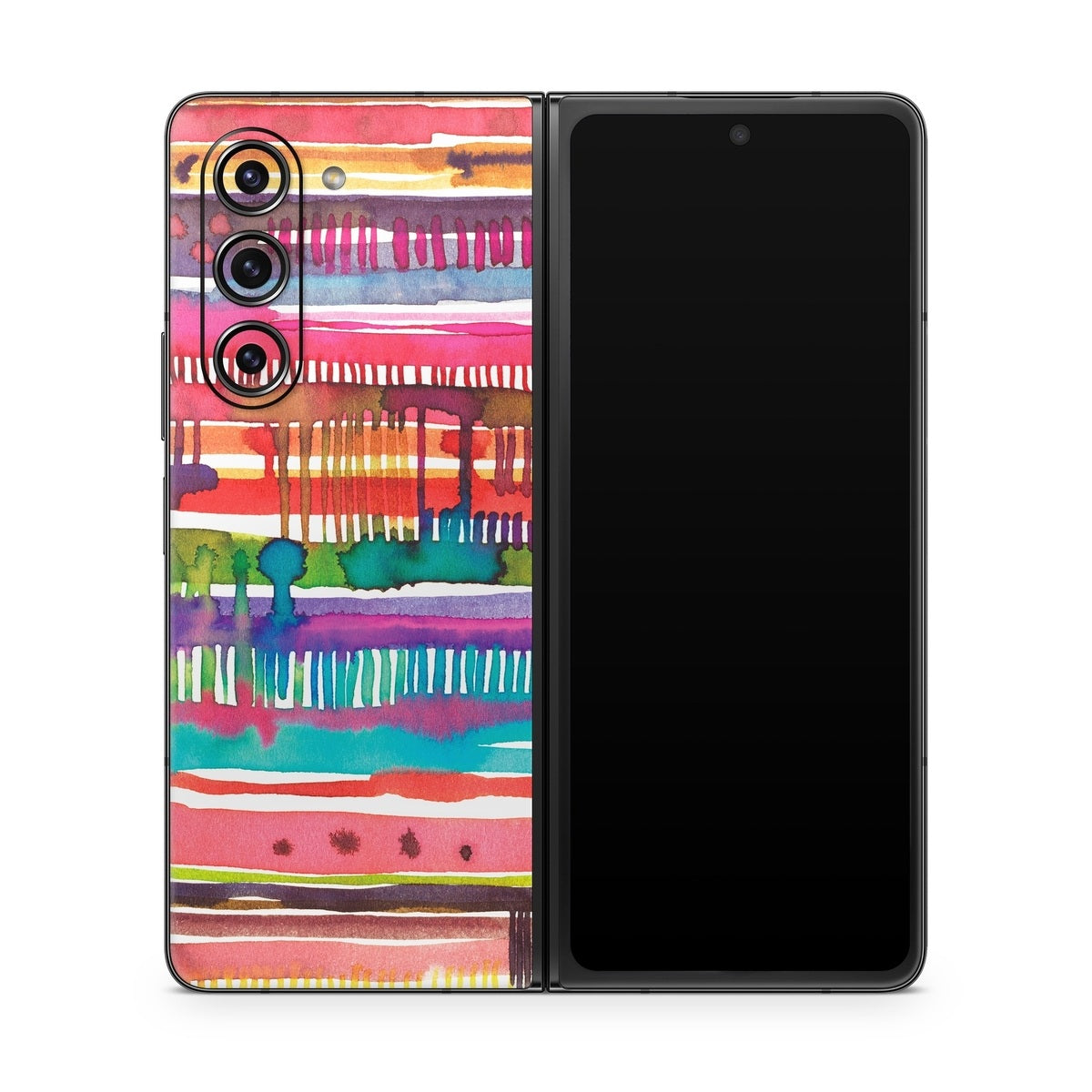 Watercolor Lines - Samsung Galaxy Z Fold5 Skin