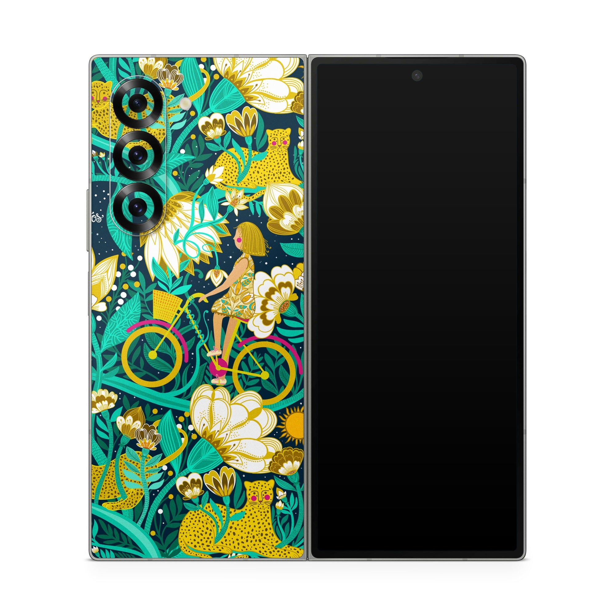 Cheetah Garden - Samsung Galaxy Z Fold6 Skin