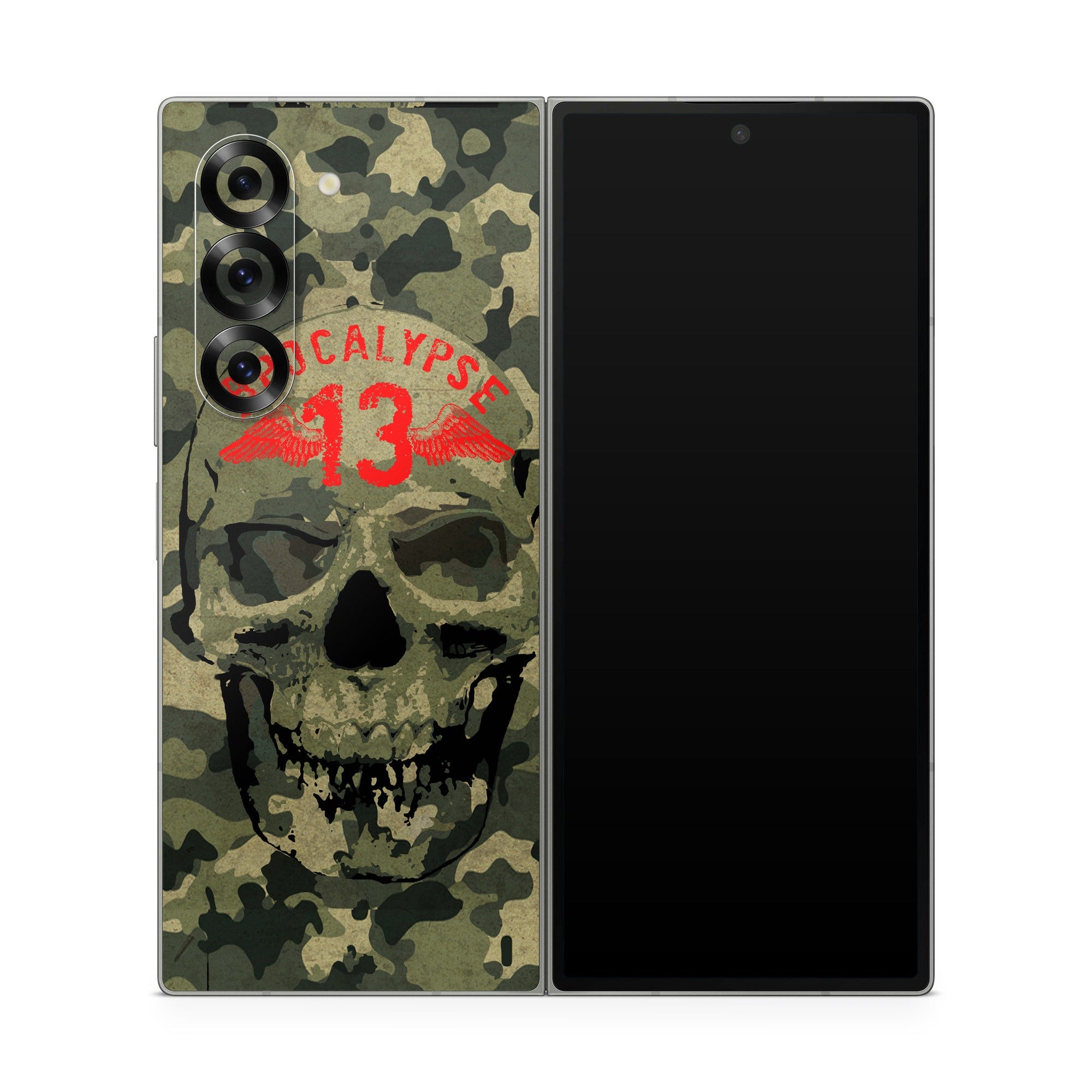 Camo Skull - Samsung Galaxy Z Fold6 Skin