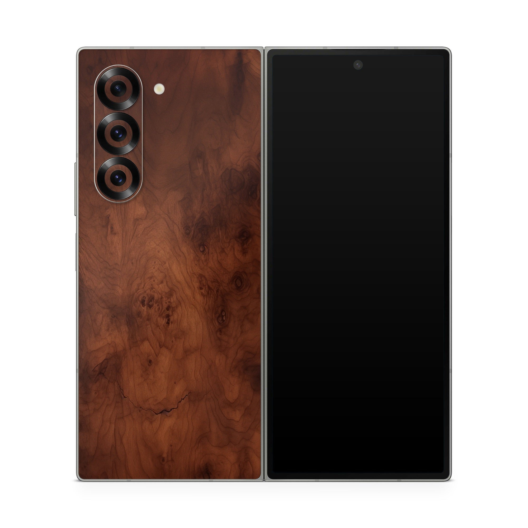 Dark Burlwood - Samsung Galaxy Z Fold6 Skin