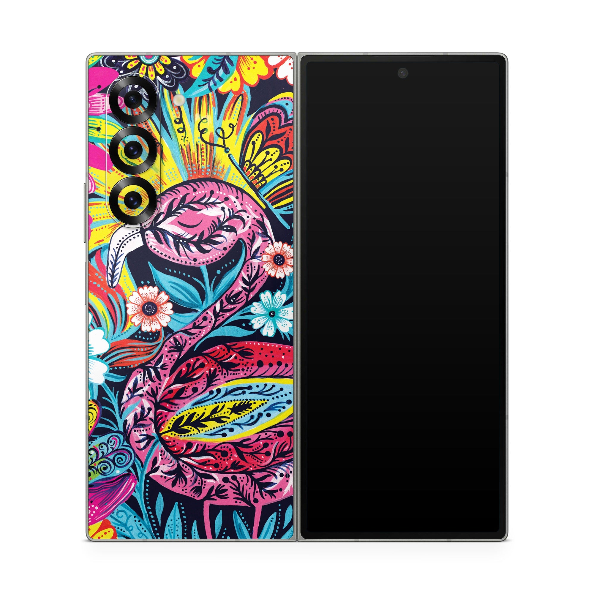 Flashy Flamingo - Samsung Galaxy Z Fold6 Skin