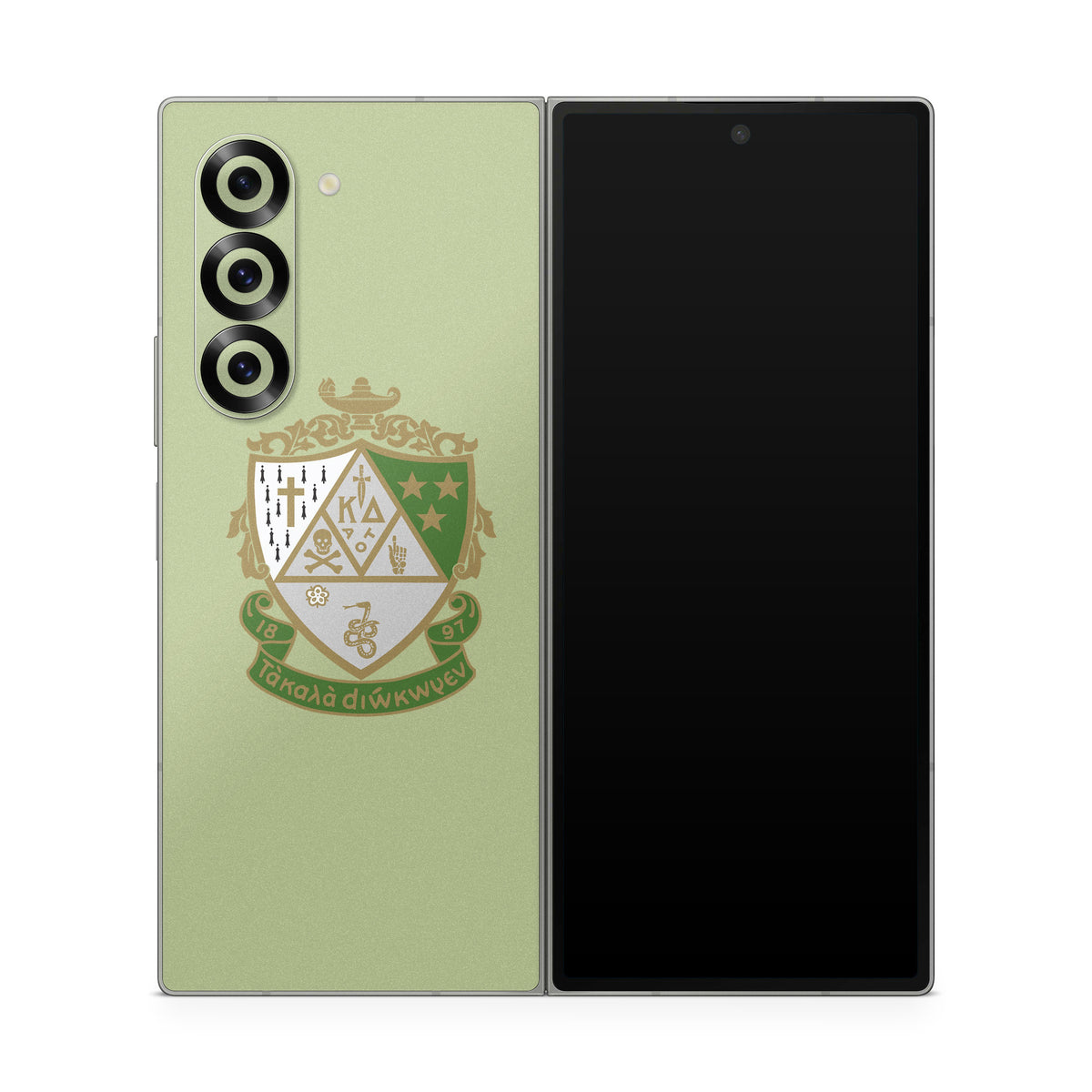 Kappa Delta Crest Light Olive - Samsung Galaxy Z Fold6 Skin