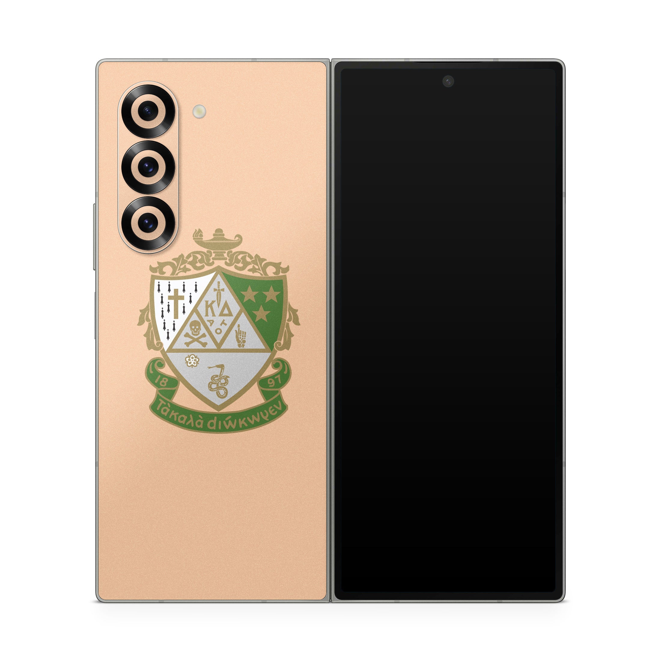 Kappa Delta Crest Empowered Peach - Samsung Galaxy Z Fold6 Skin