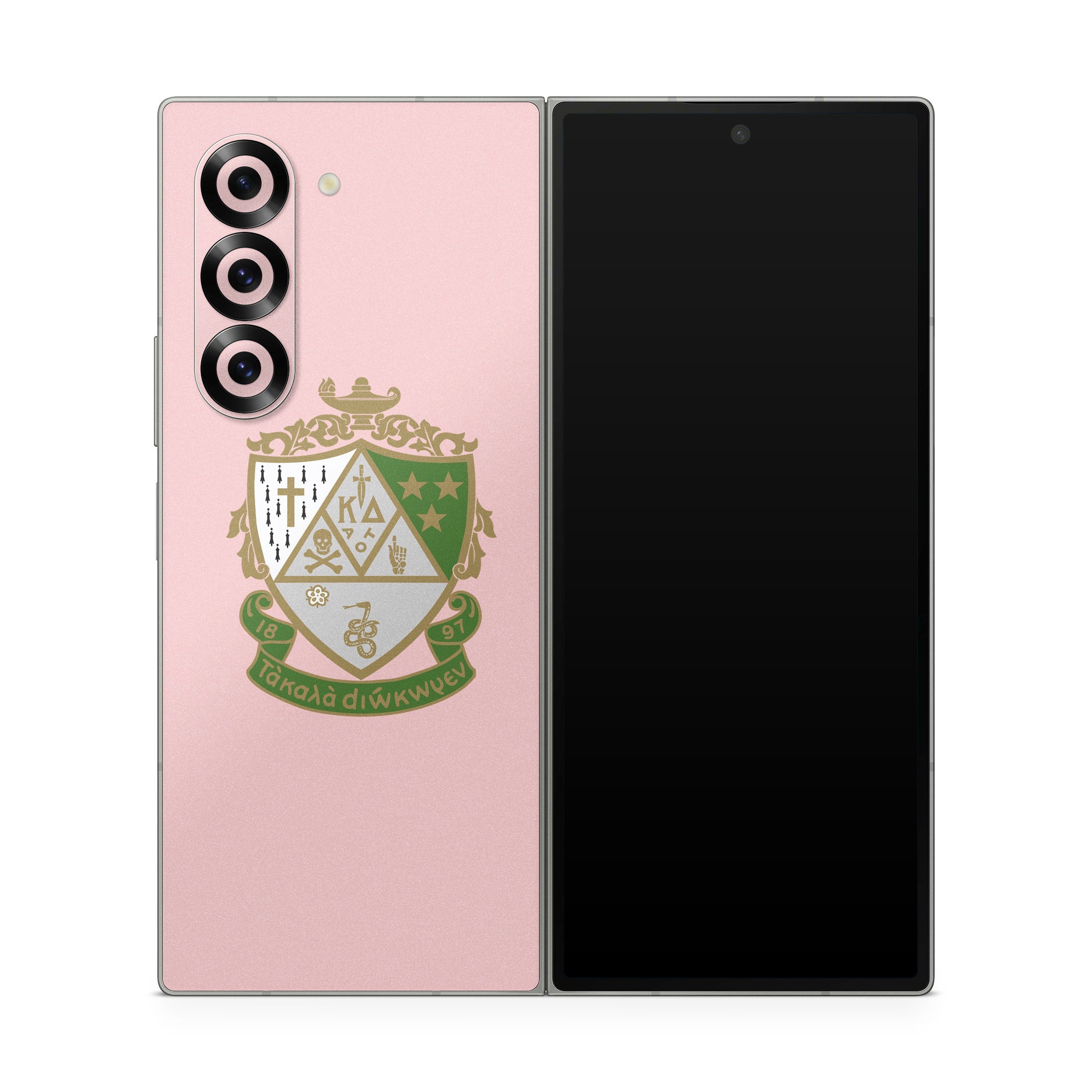 Kappa Delta Crest Blush Pink - Samsung Galaxy Z Fold6 Skin