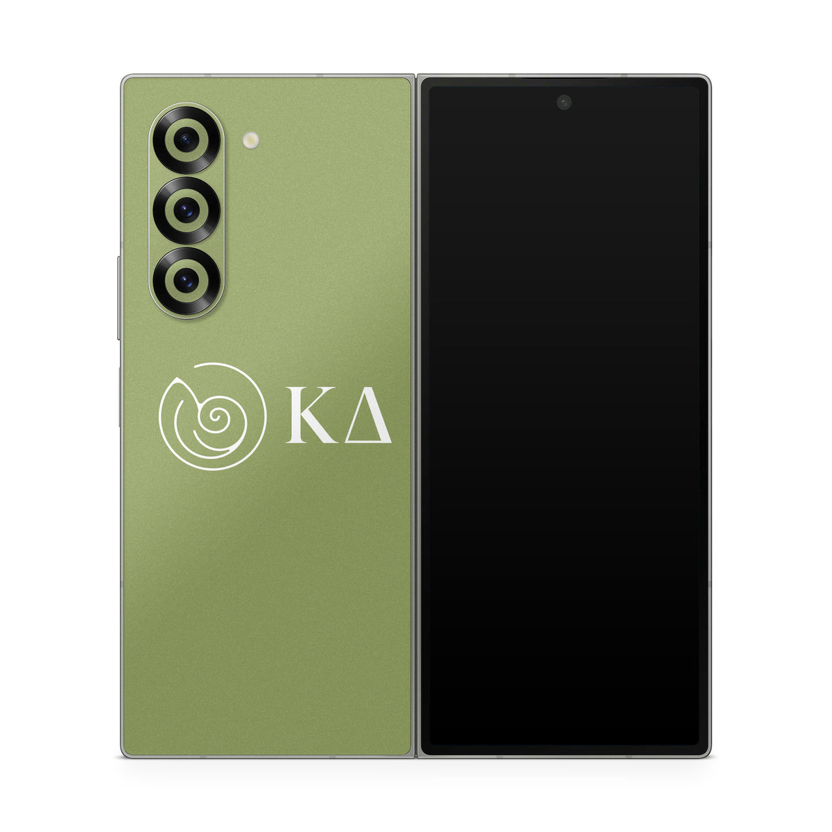 Kappa Delta Greek Letters KD Olive - Samsung Galaxy Z Fold6 Skin
