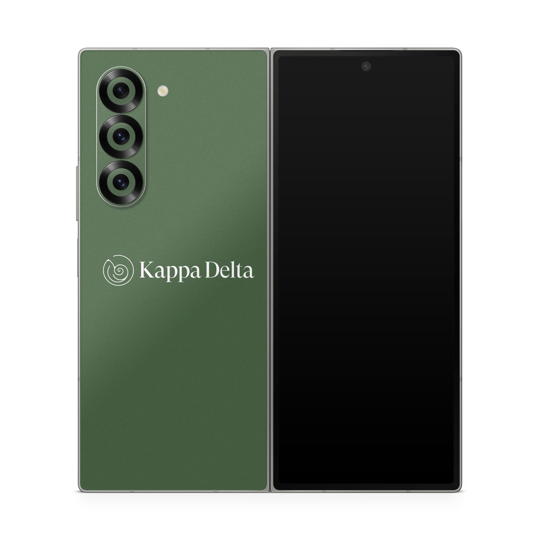 Kappa Delta Secondary Logo Dark Olive - Samsung Galaxy Z Fold6 Skin