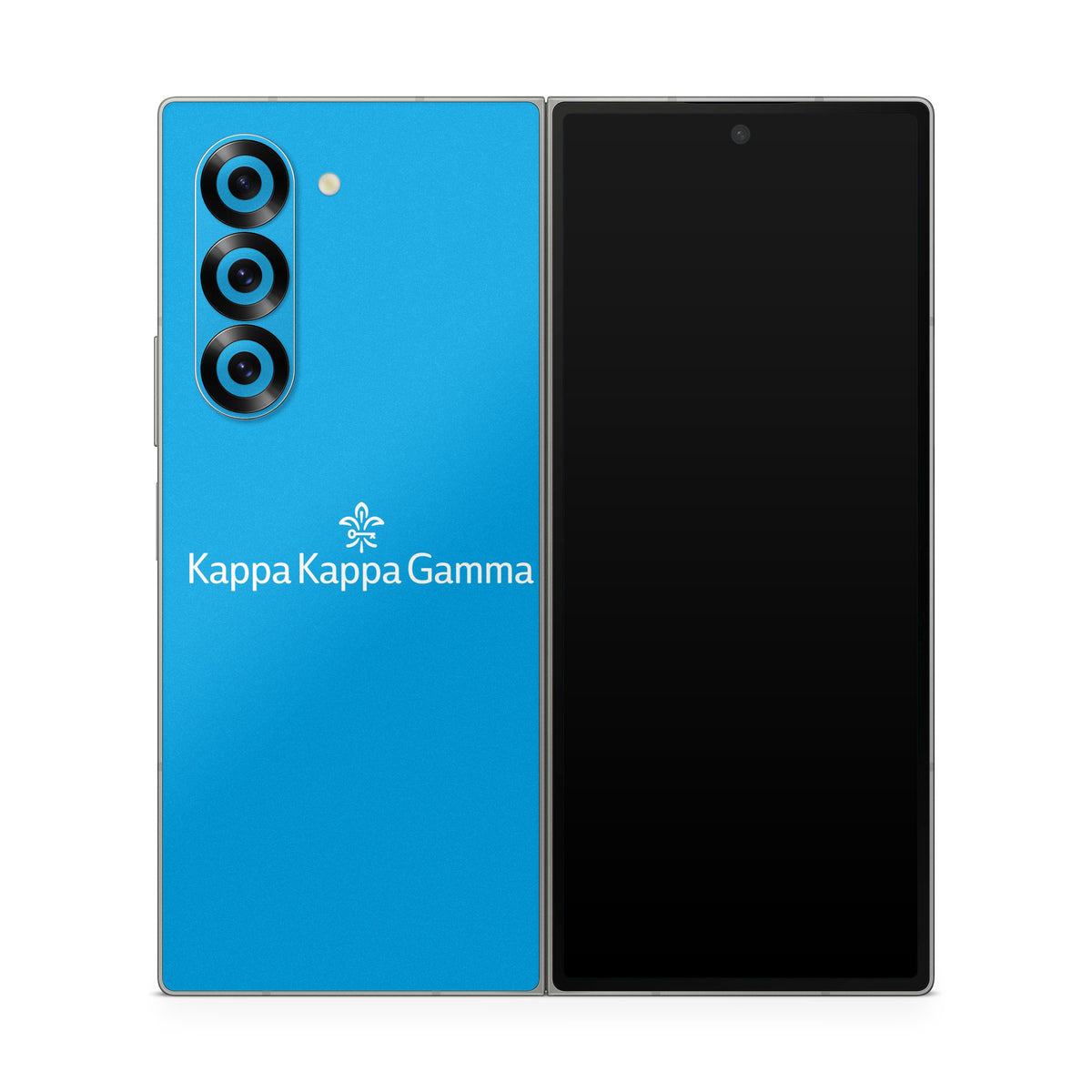 Kappa Kappa Gamma Brandmark Gamma Blue - Samsung Galaxy Z Fold6 Skin