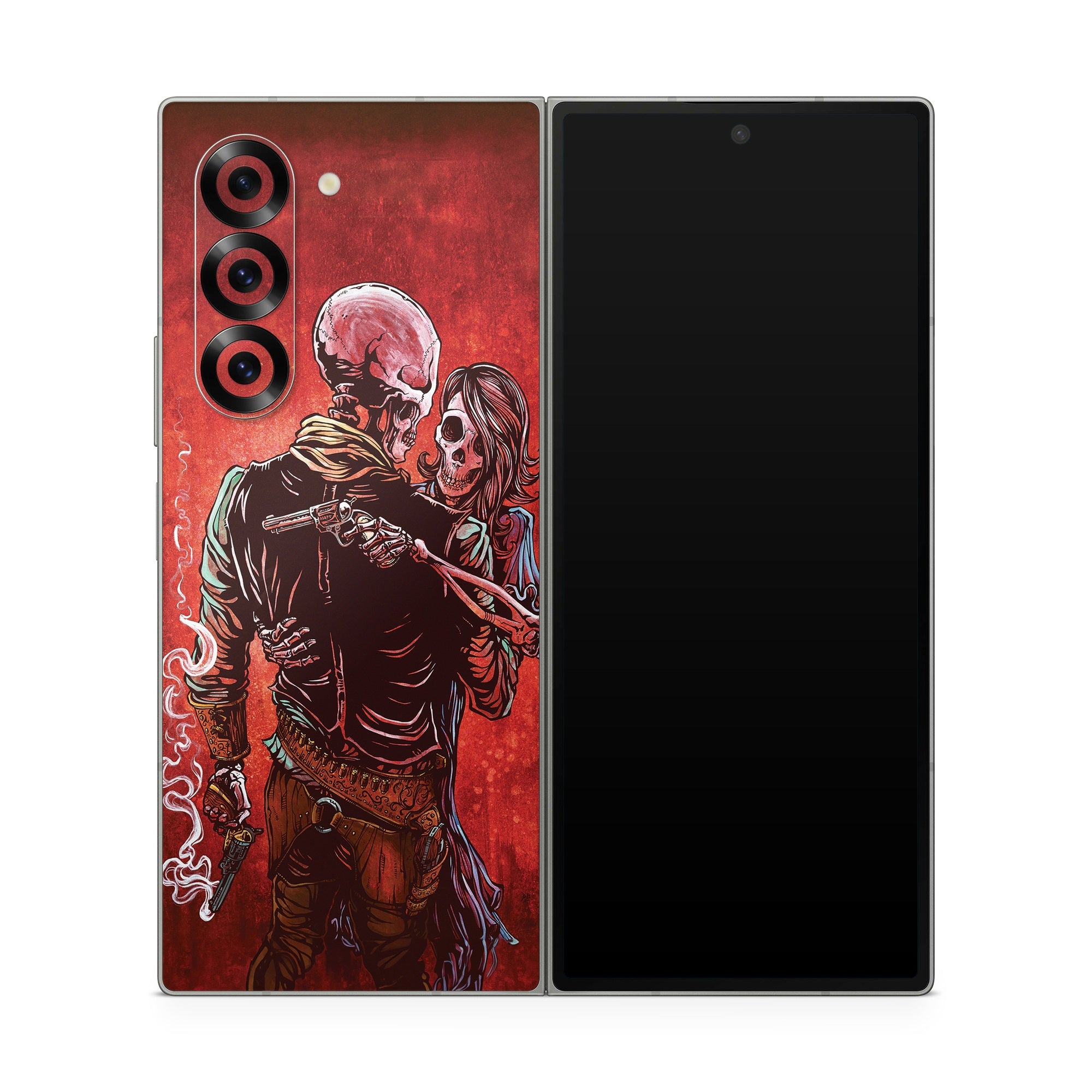 Love, Trust, and a Revolver - Samsung Galaxy Z Fold6 Skin