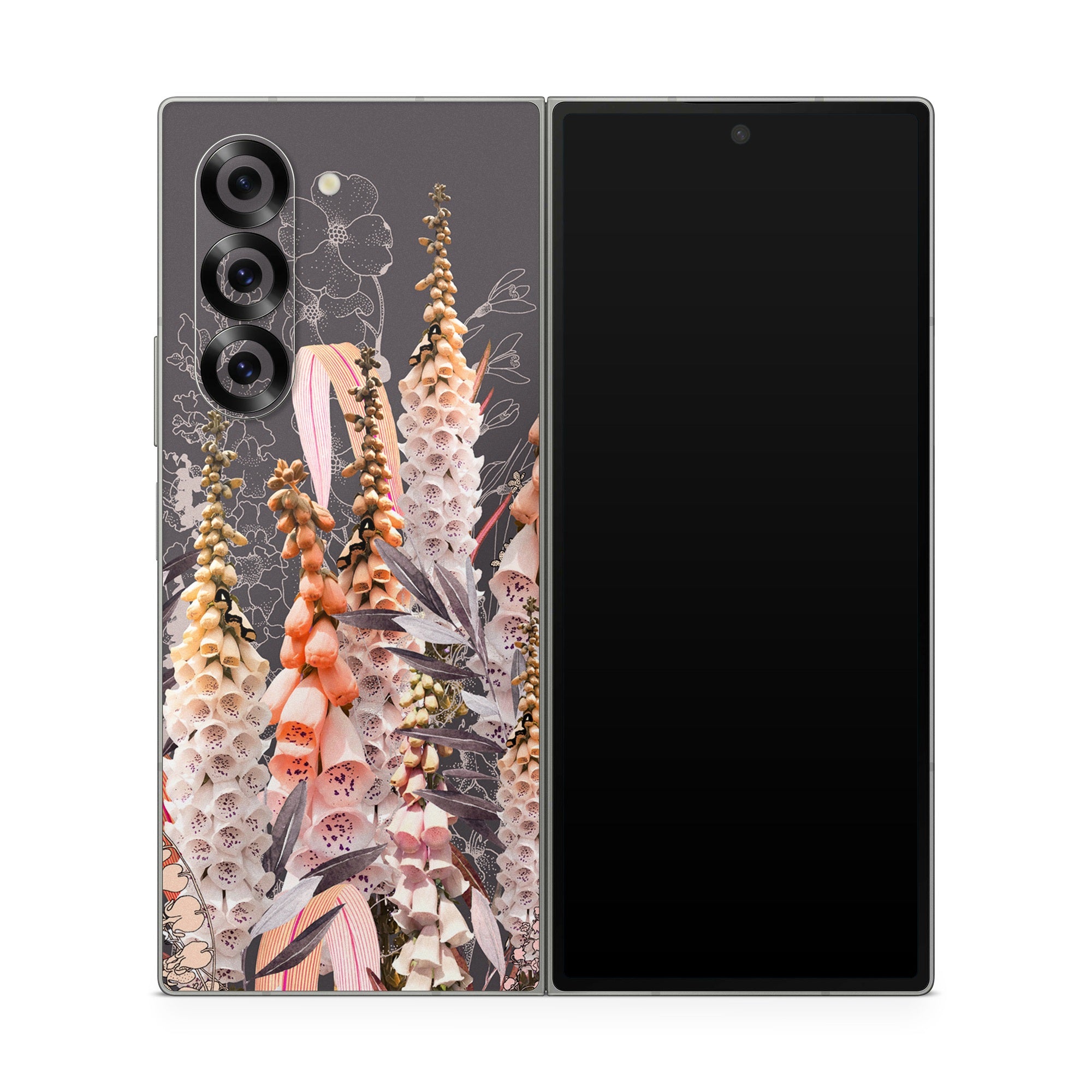 Lupines Chocolate - Samsung Galaxy Z Fold6 Skin