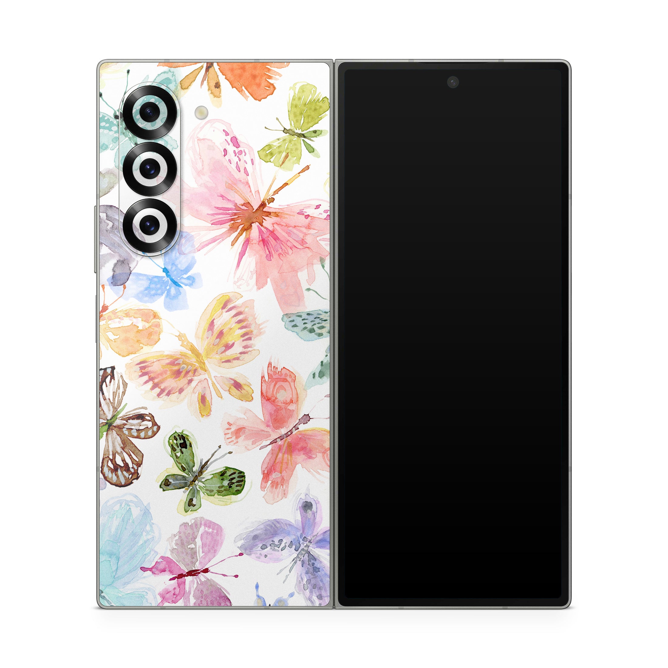 Pastel Butterflies - Samsung Galaxy Z Fold6 Skin