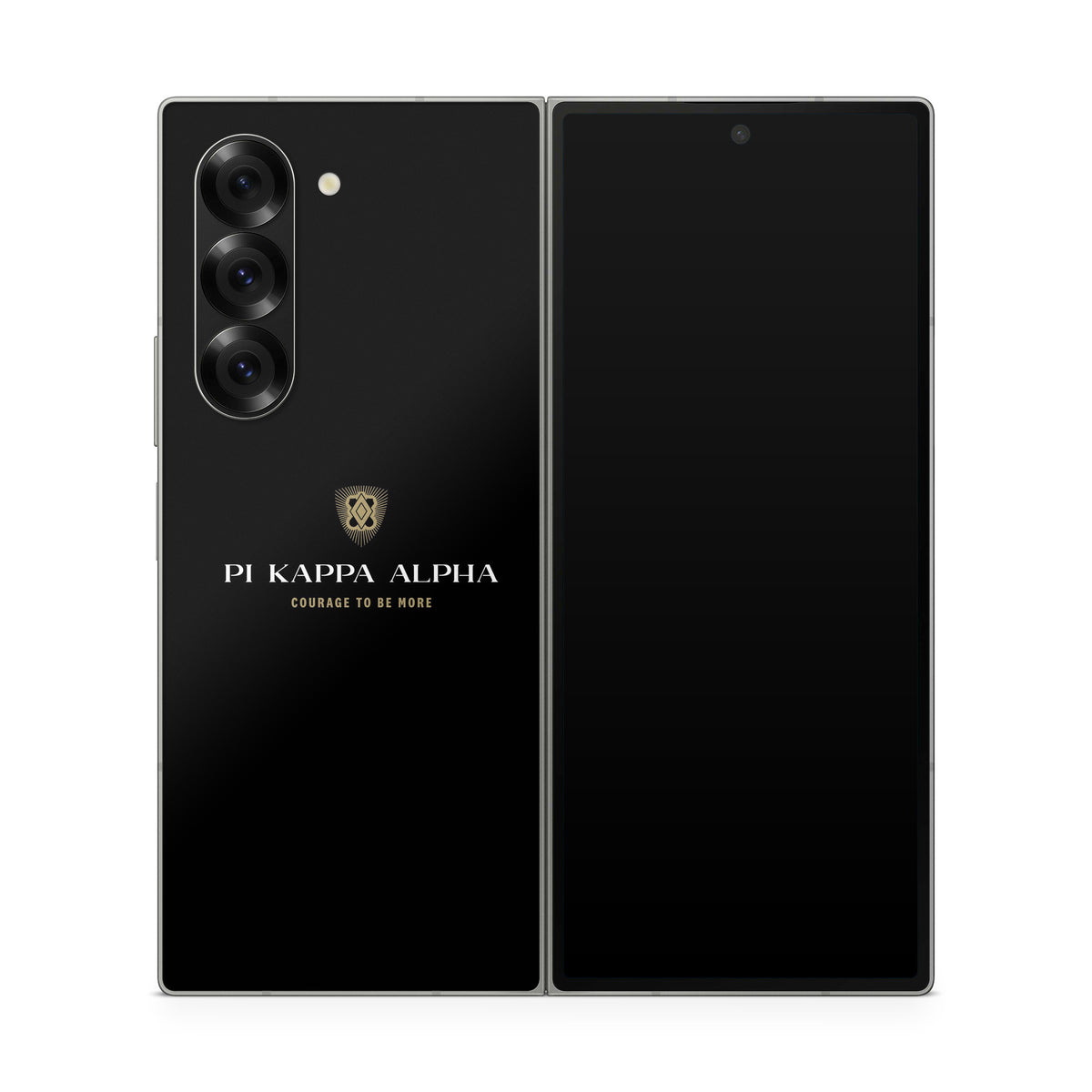 Pi Kappa Alpha Formal Logo Black - Samsung Galaxy Z Fold6 Skin