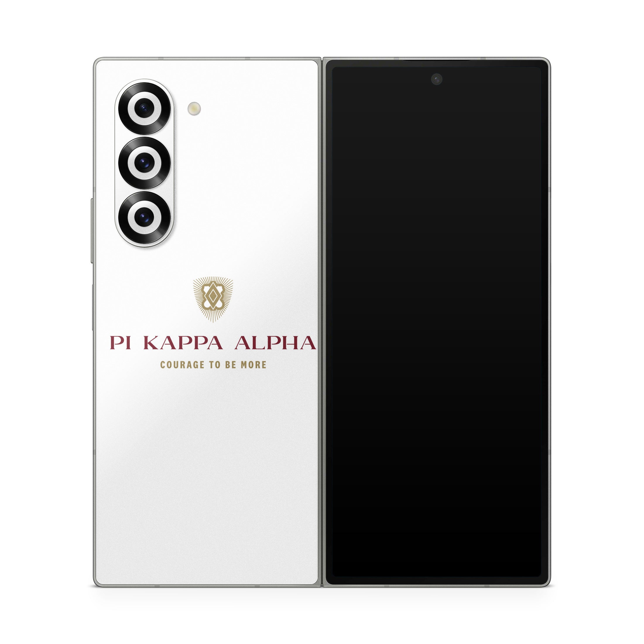 Pi Kappa Alpha Formal Logo White - Samsung Galaxy Z Fold6 Skin