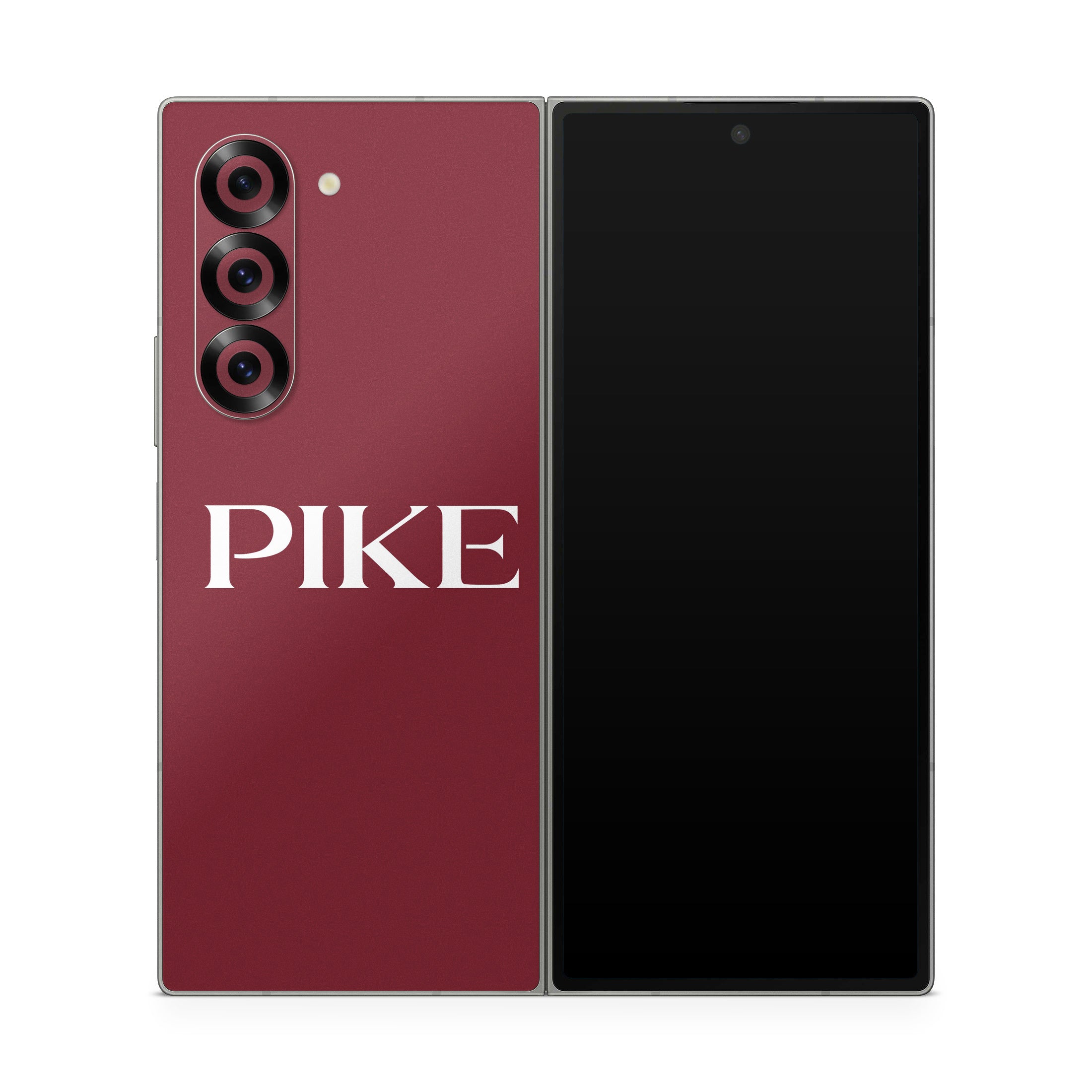 Pi Kappa Alpha PIKE Logo Garnet - Samsung Galaxy Z Fold6 Skin